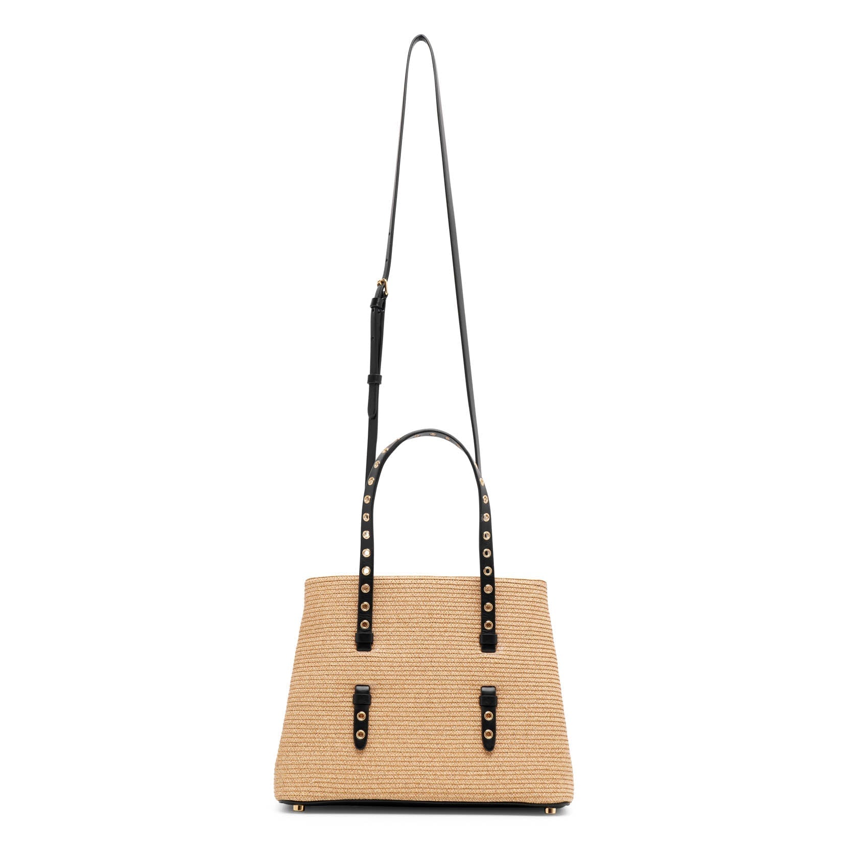 Mina 25 raffia tote bag