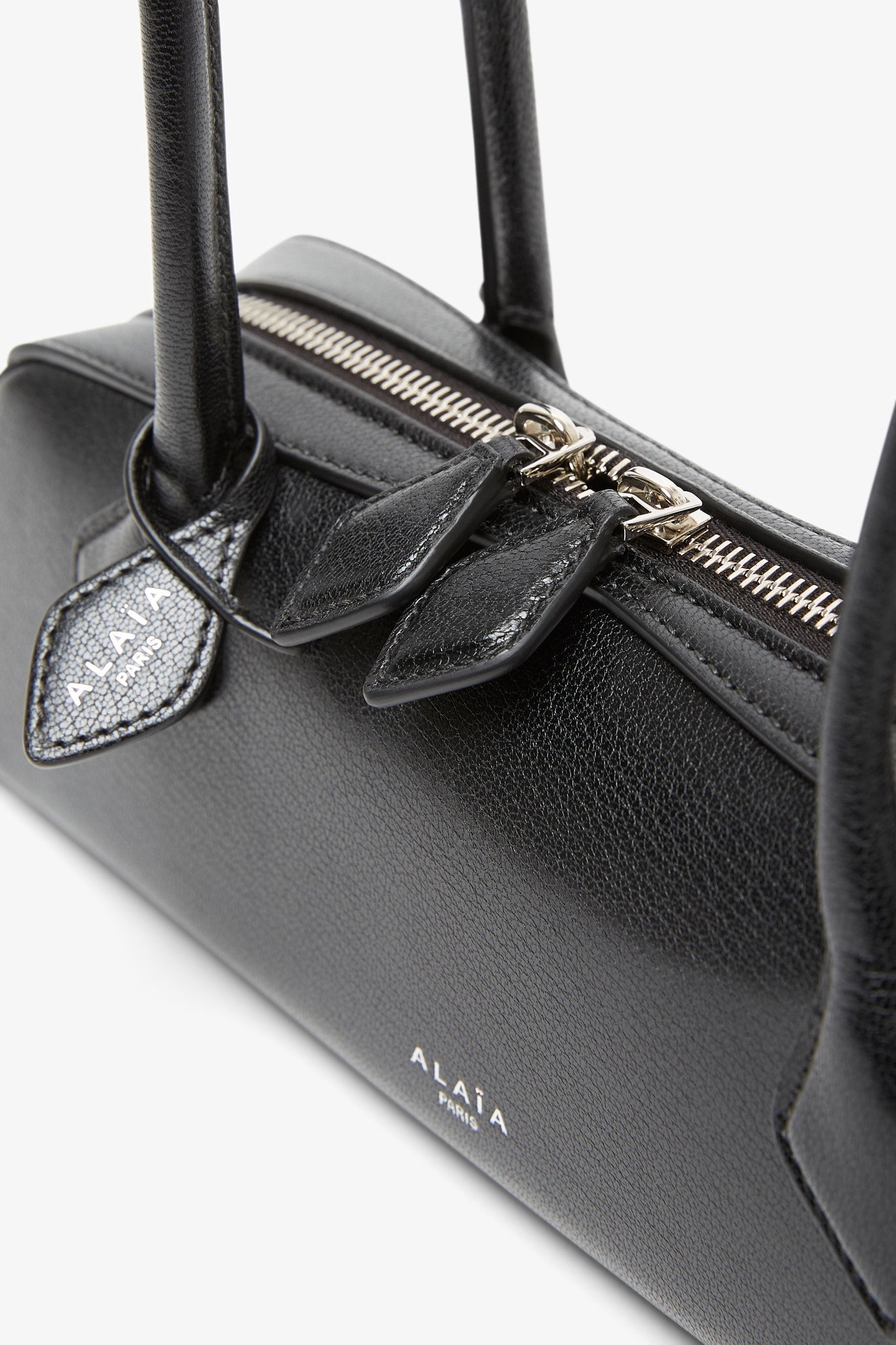 Le Teckel Small black leather bag