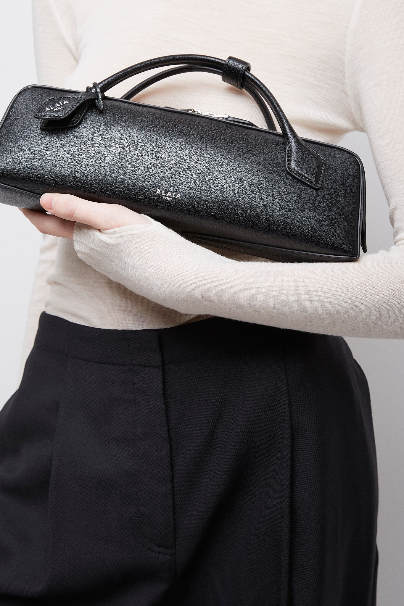 Teckel Clutch black bag