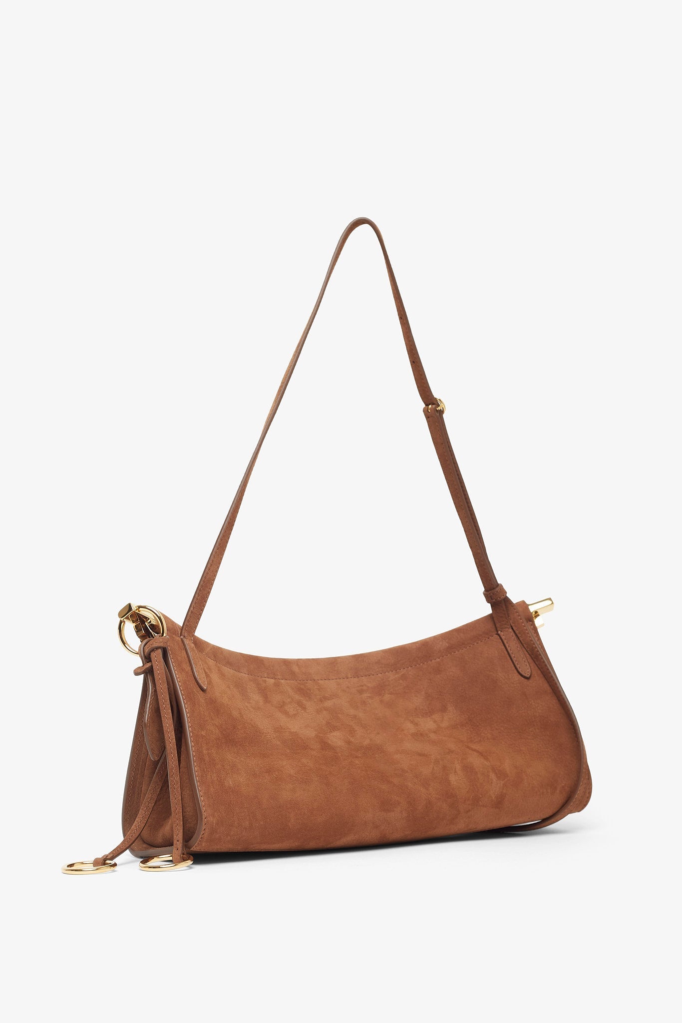 Le Click EW Medium brown nubuck leather bag