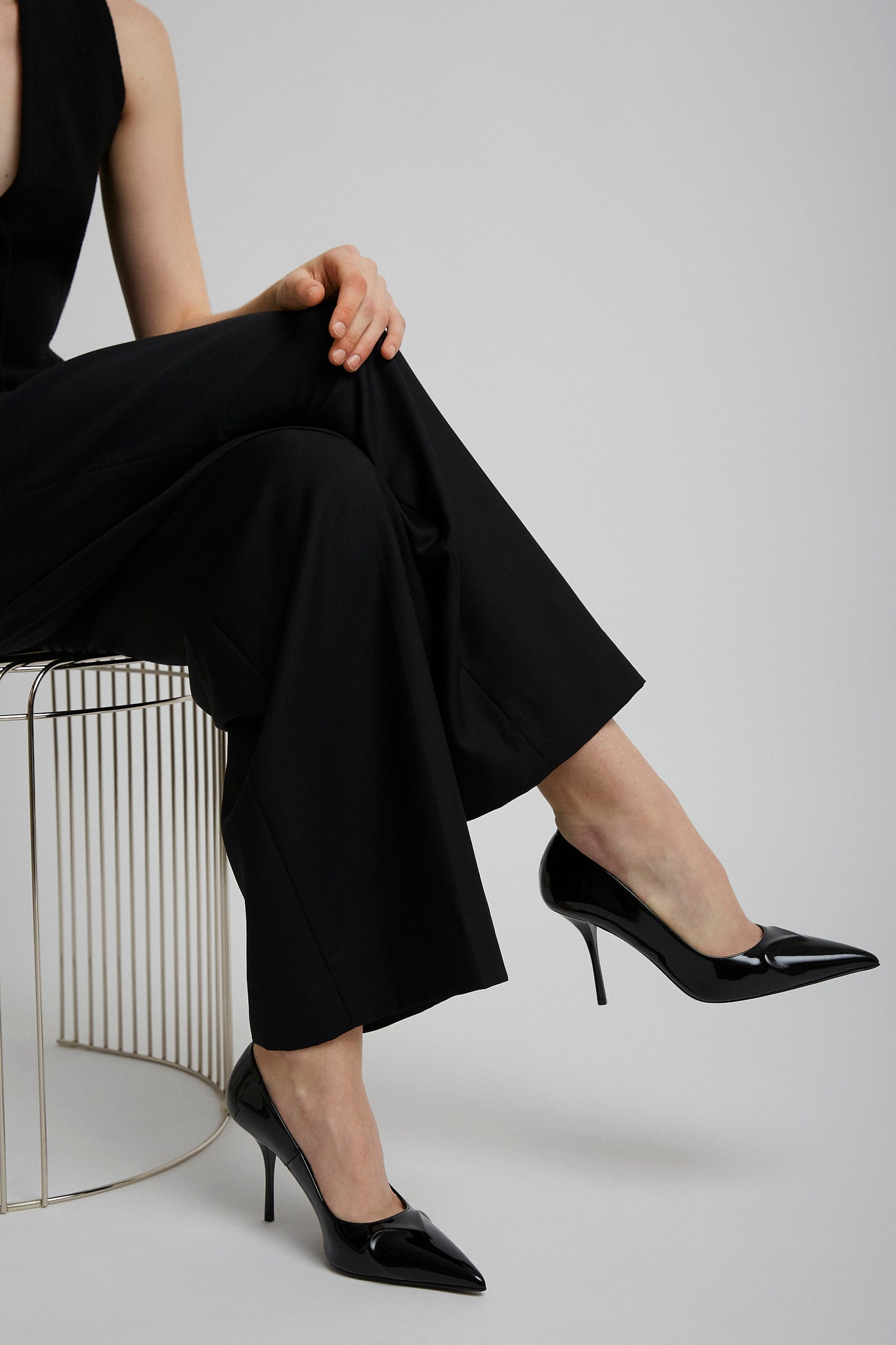Le coeur 90 black pumps