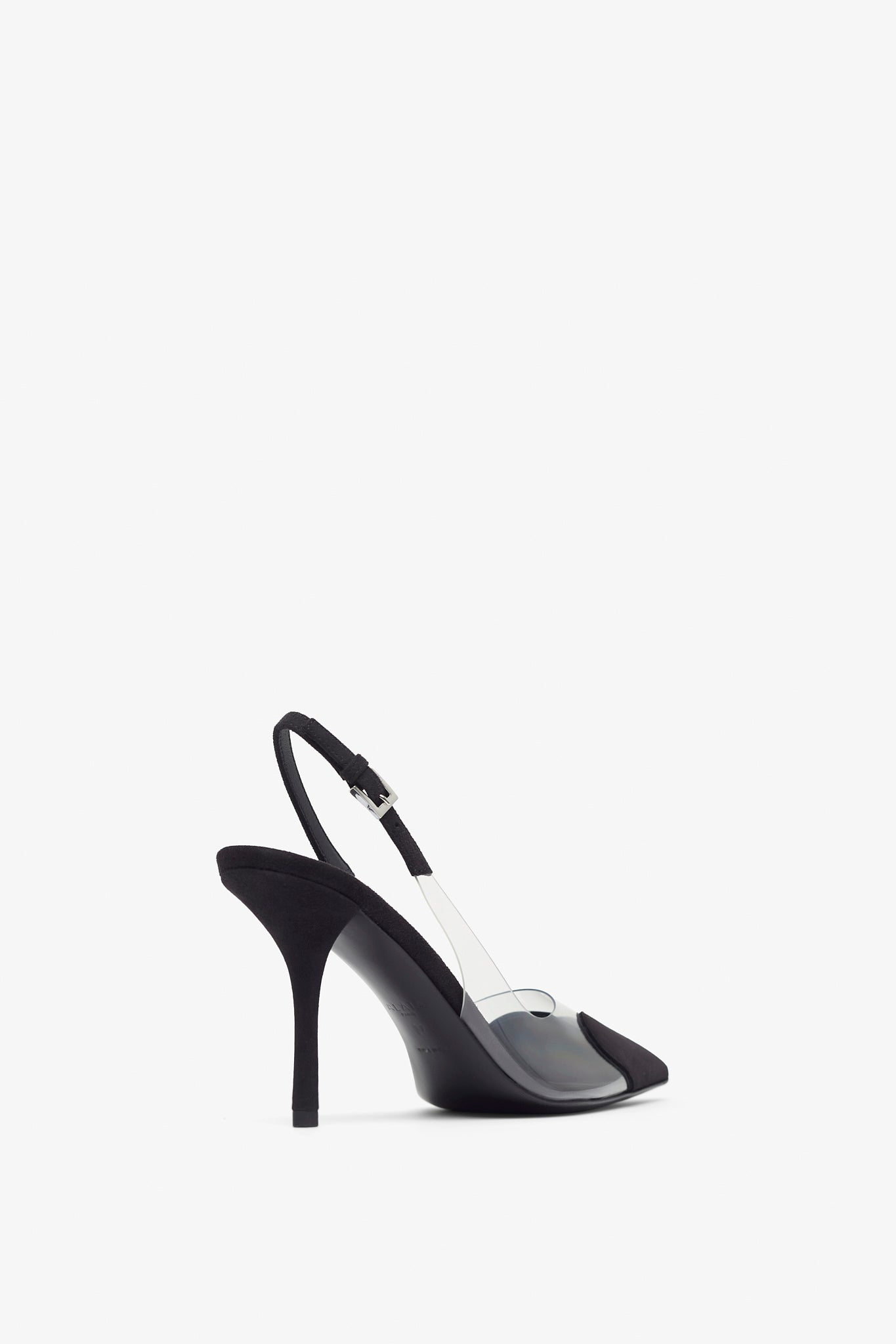 Le coeur 90 black slingbacks