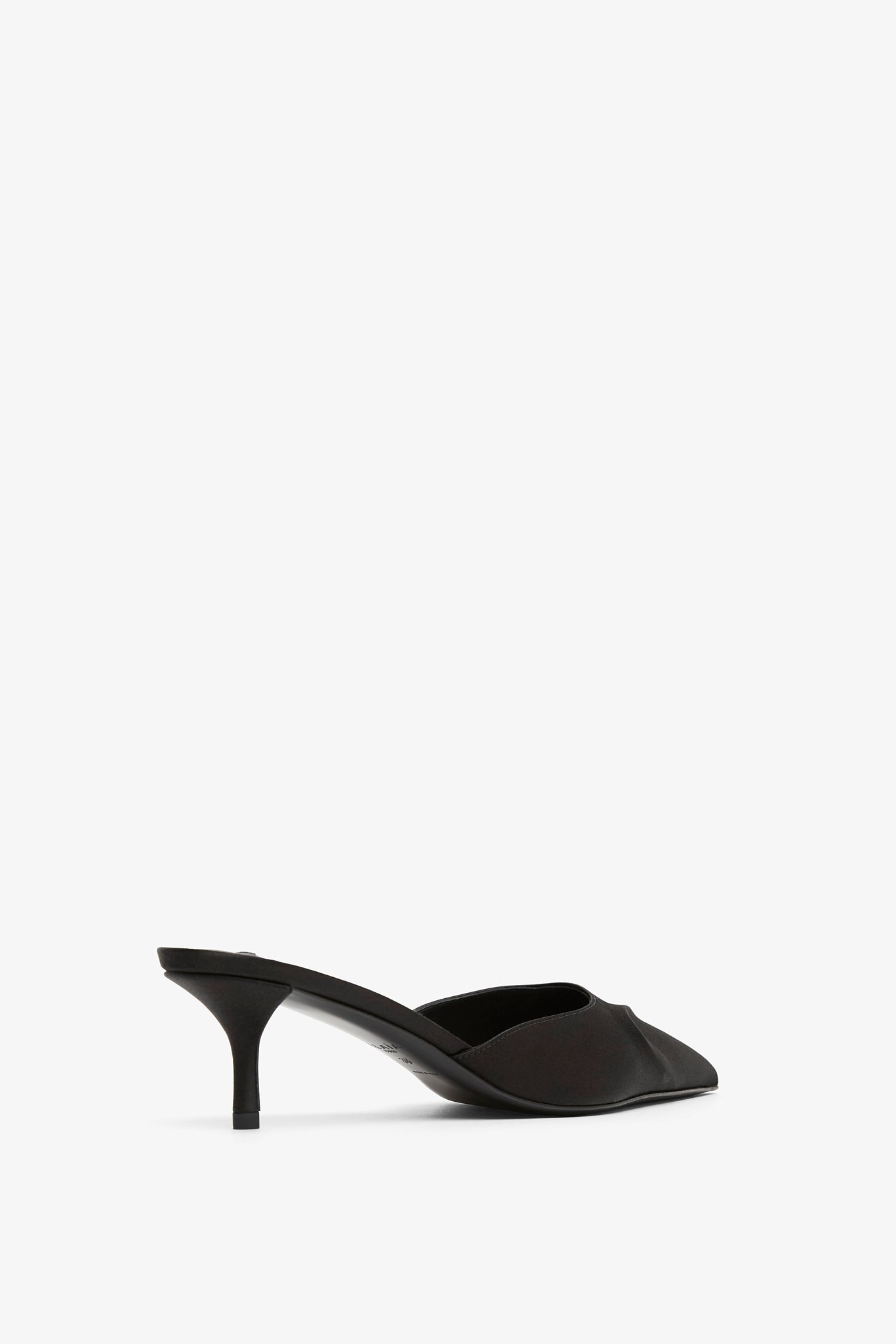Black 55 mule pumps
