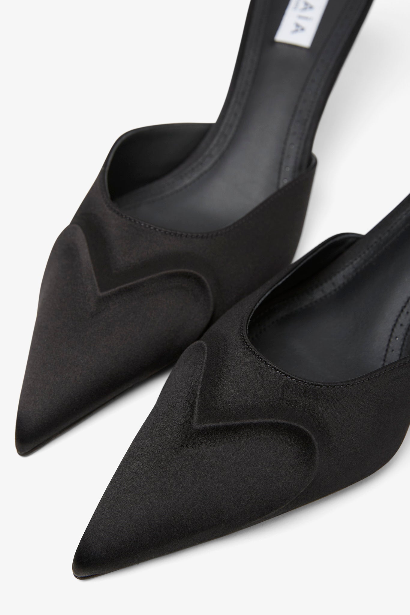 Black 55 mule pumps
