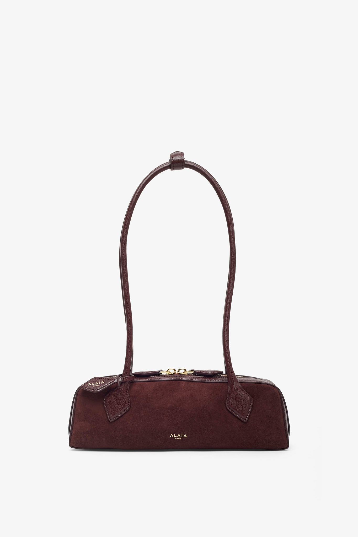 Le Teckel small dark red bag