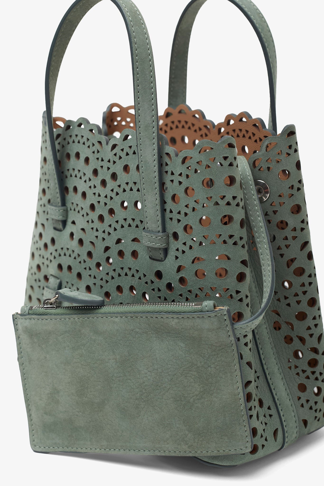 Mina 20 vienne vague green tote bag