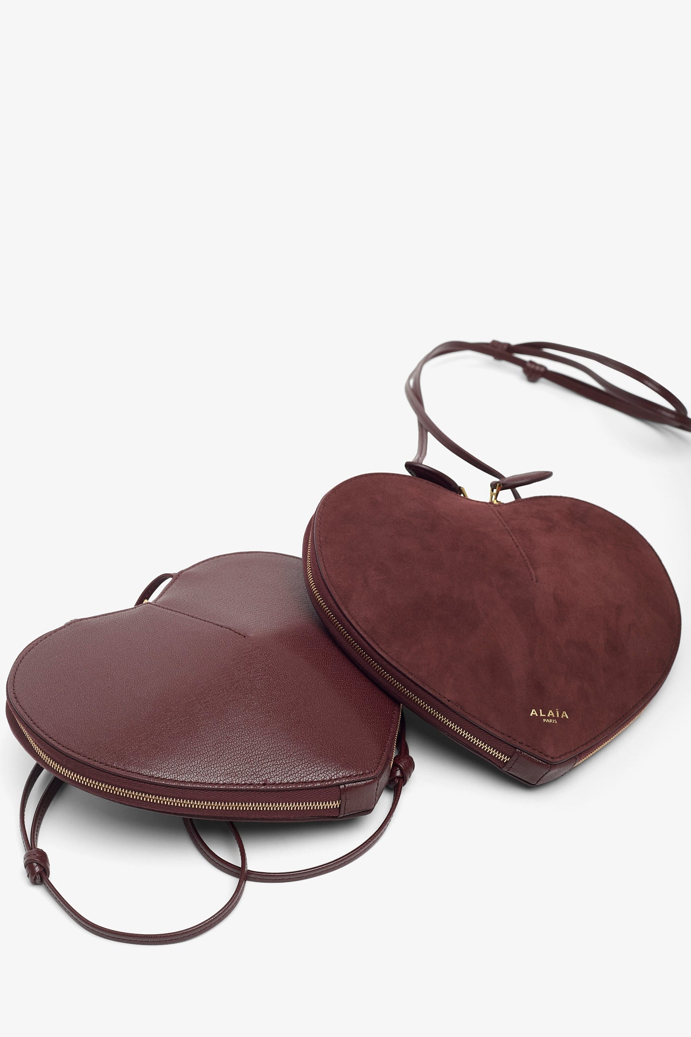 Le Coeur dark red crossbody bag