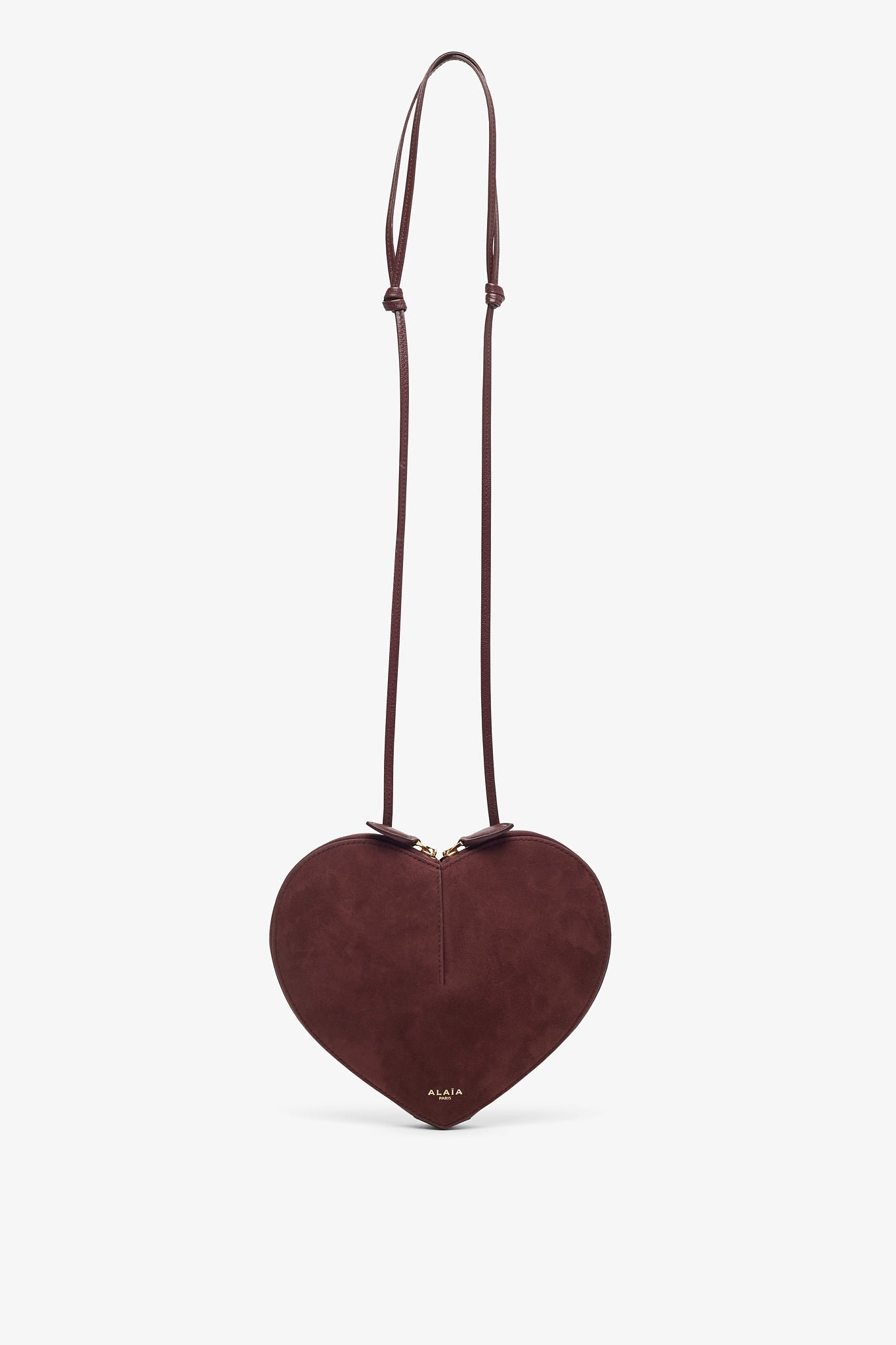 Le Coeur dark red crossbody bag