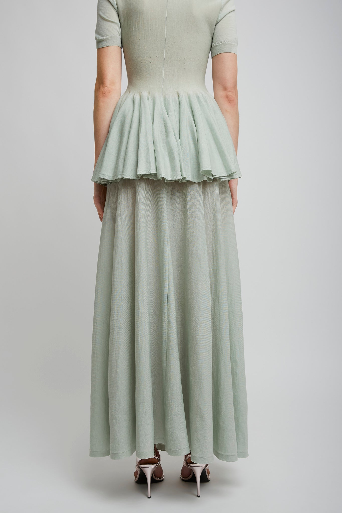 Maxi light blue skirt