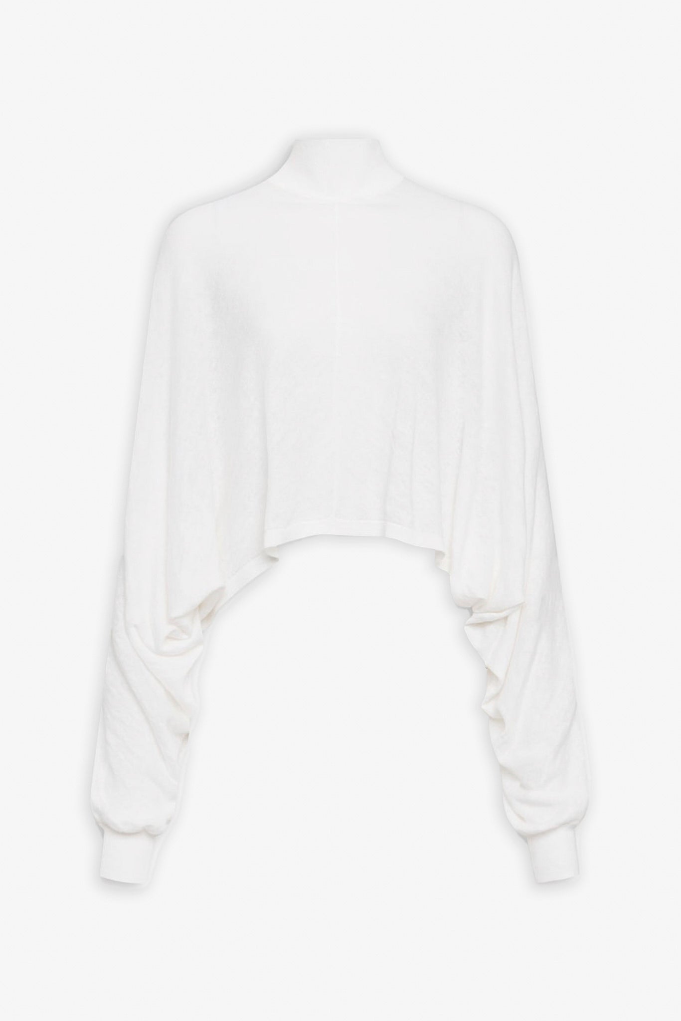 Batwing white jumper