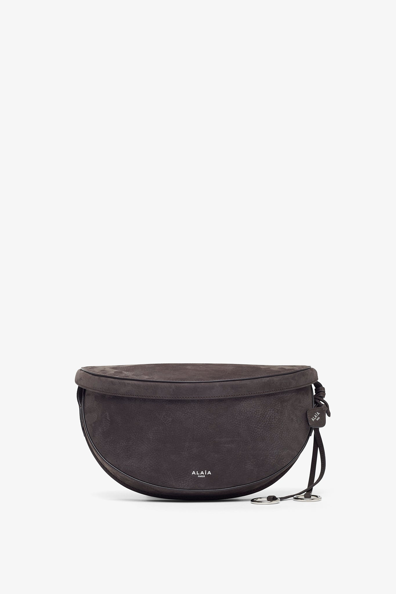 Hip east west grey nubuck bag