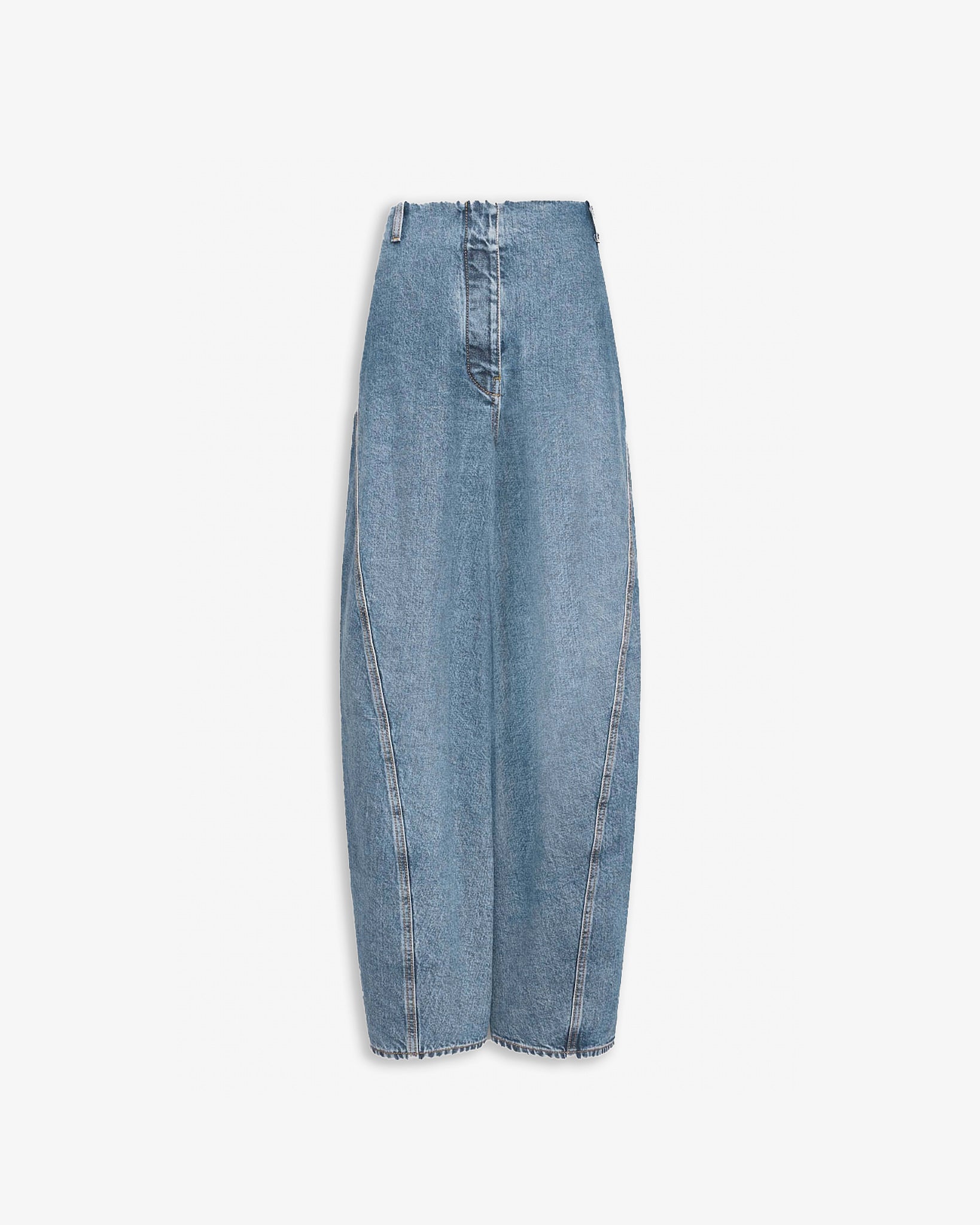 Denim cargo pants