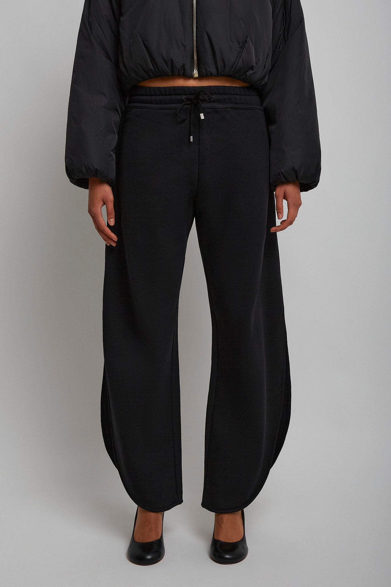 Black petal joggers