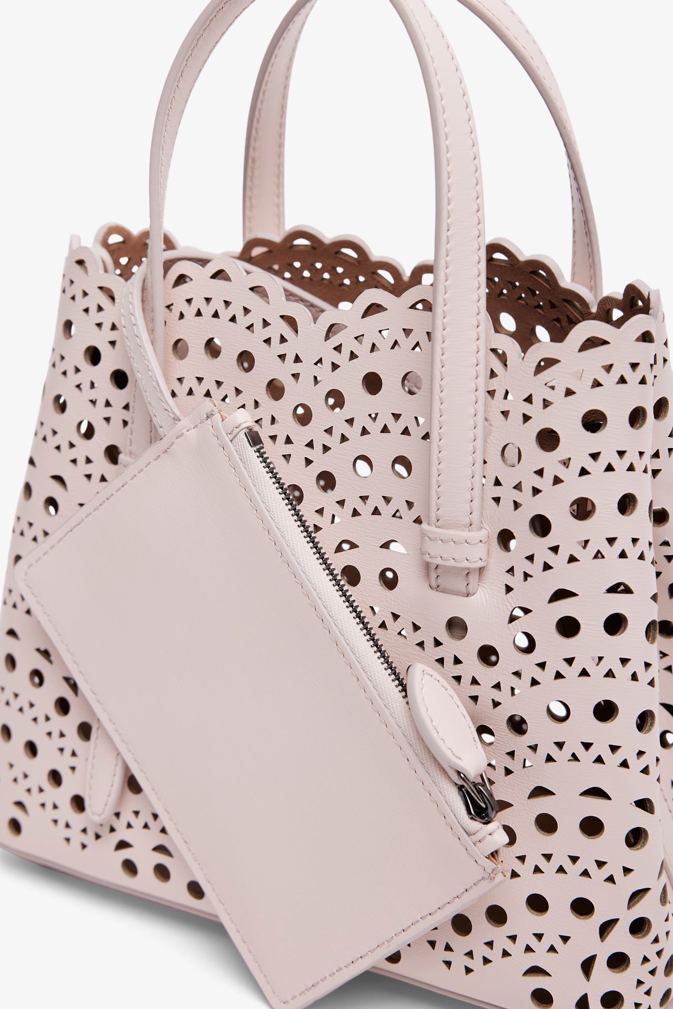 Mina 20 vienne vague light pink tote bag