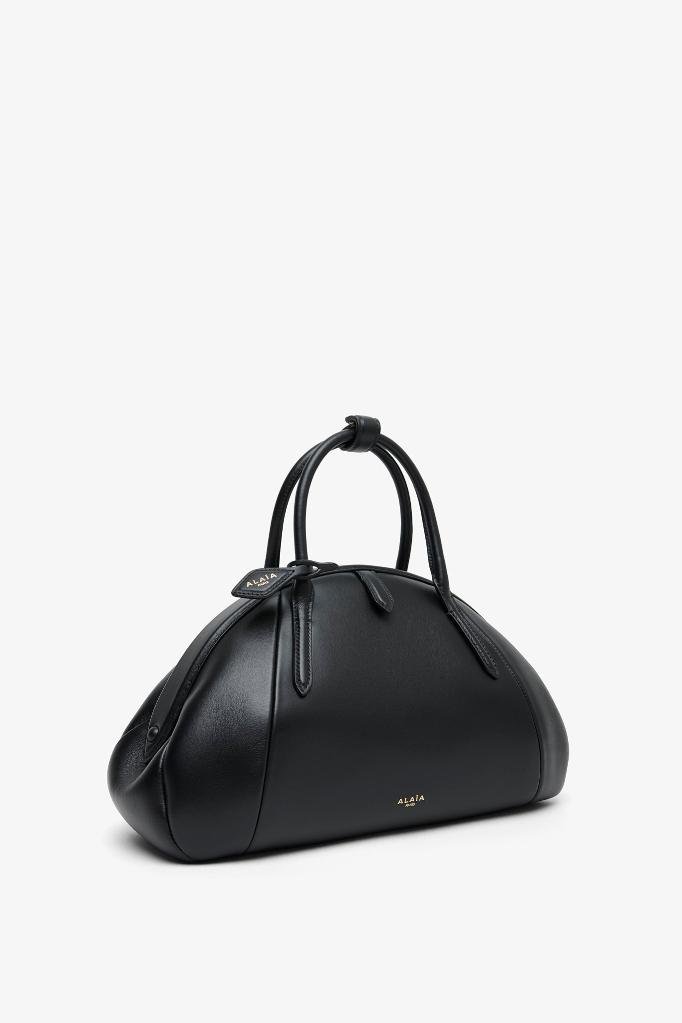 Top handle small black bag