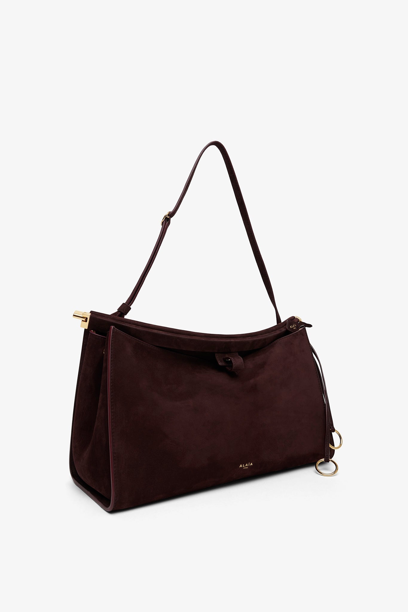 Le Click burgundy shoulder bag