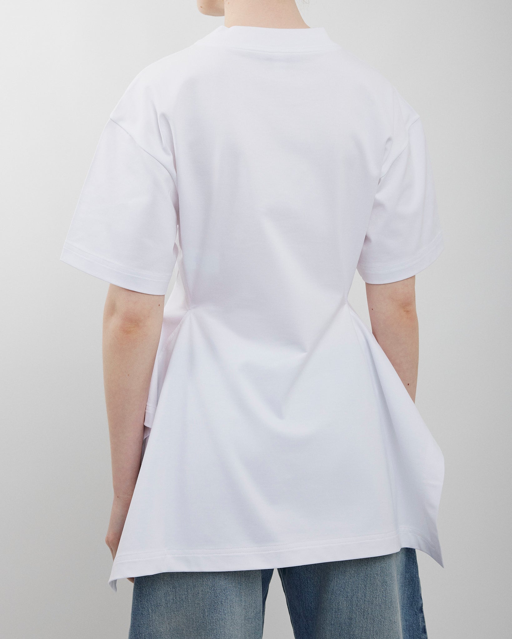 Panelled white top