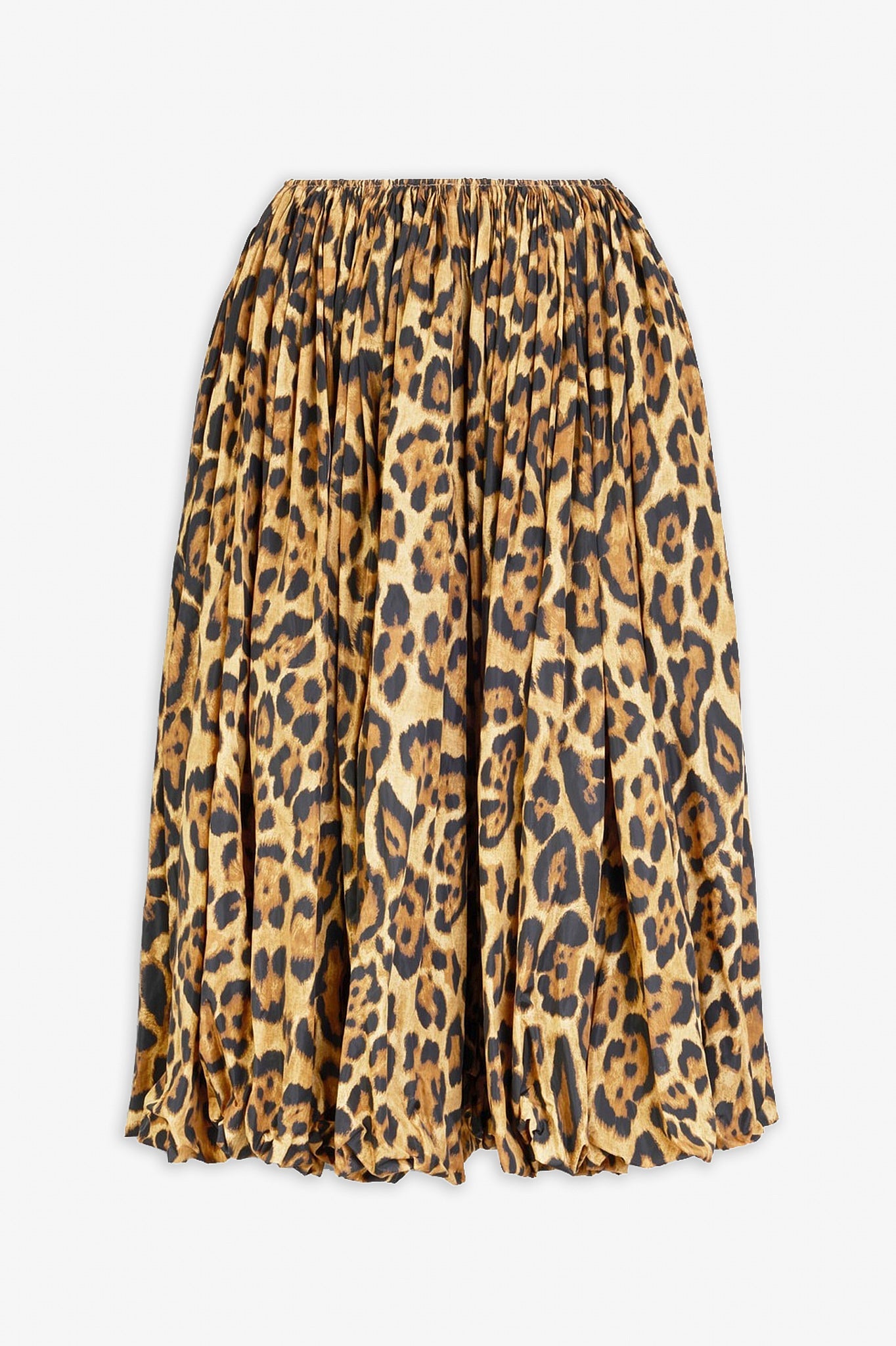A-Line leopard skirt