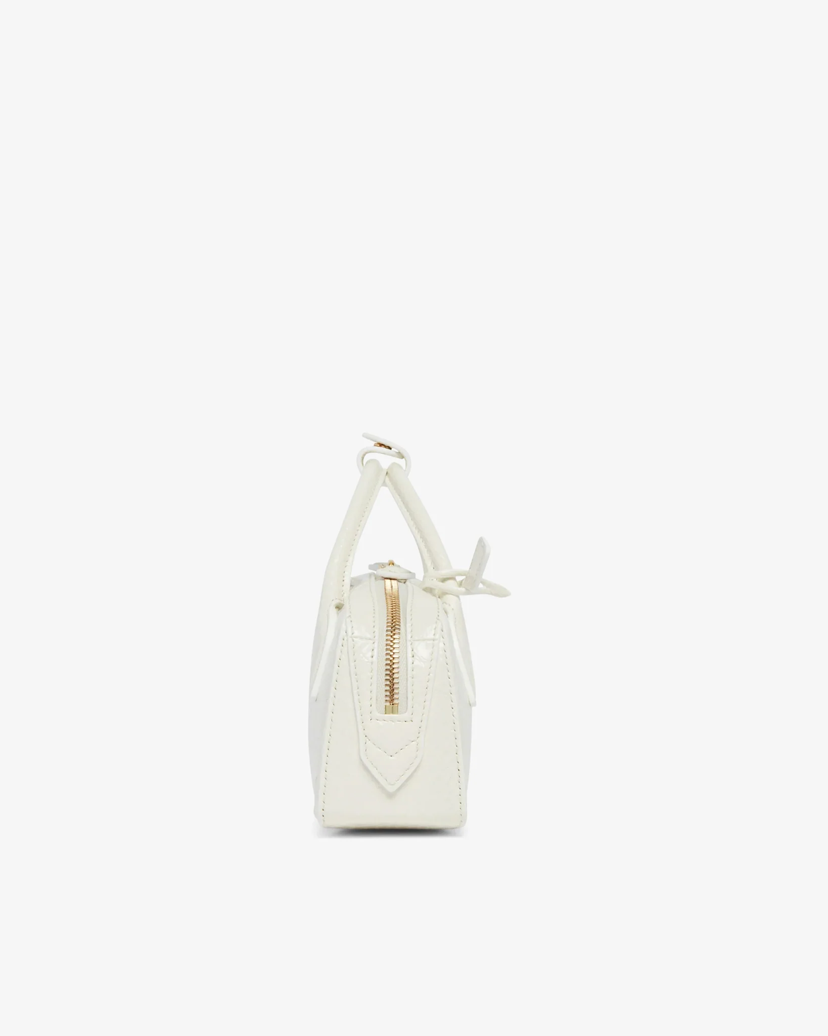 Le Teckel snow white clutch