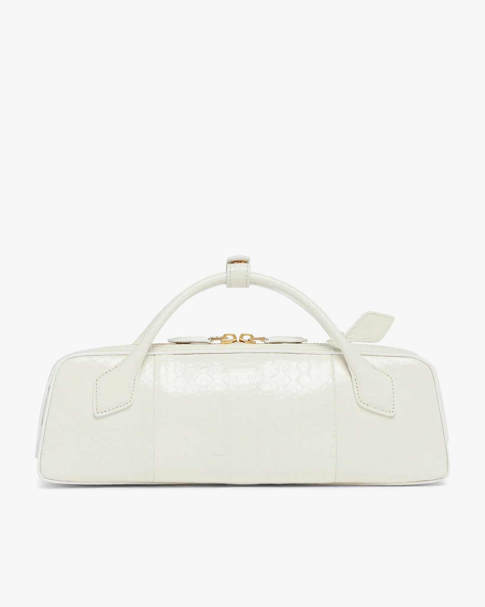 Le Teckel snow white clutch