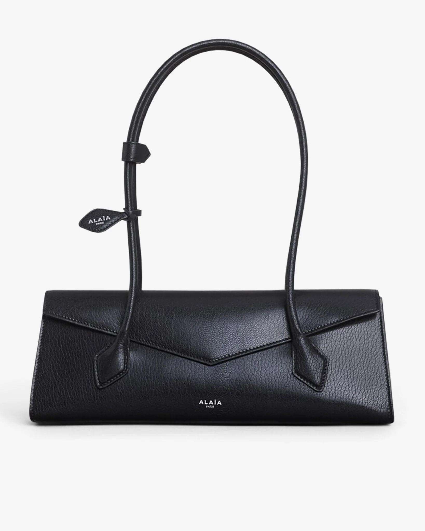 Le teckel flap medium leather bag
