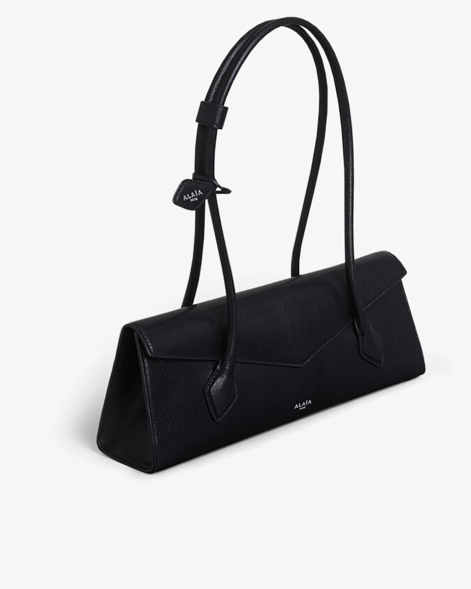 Le teckel flap medium leather bag