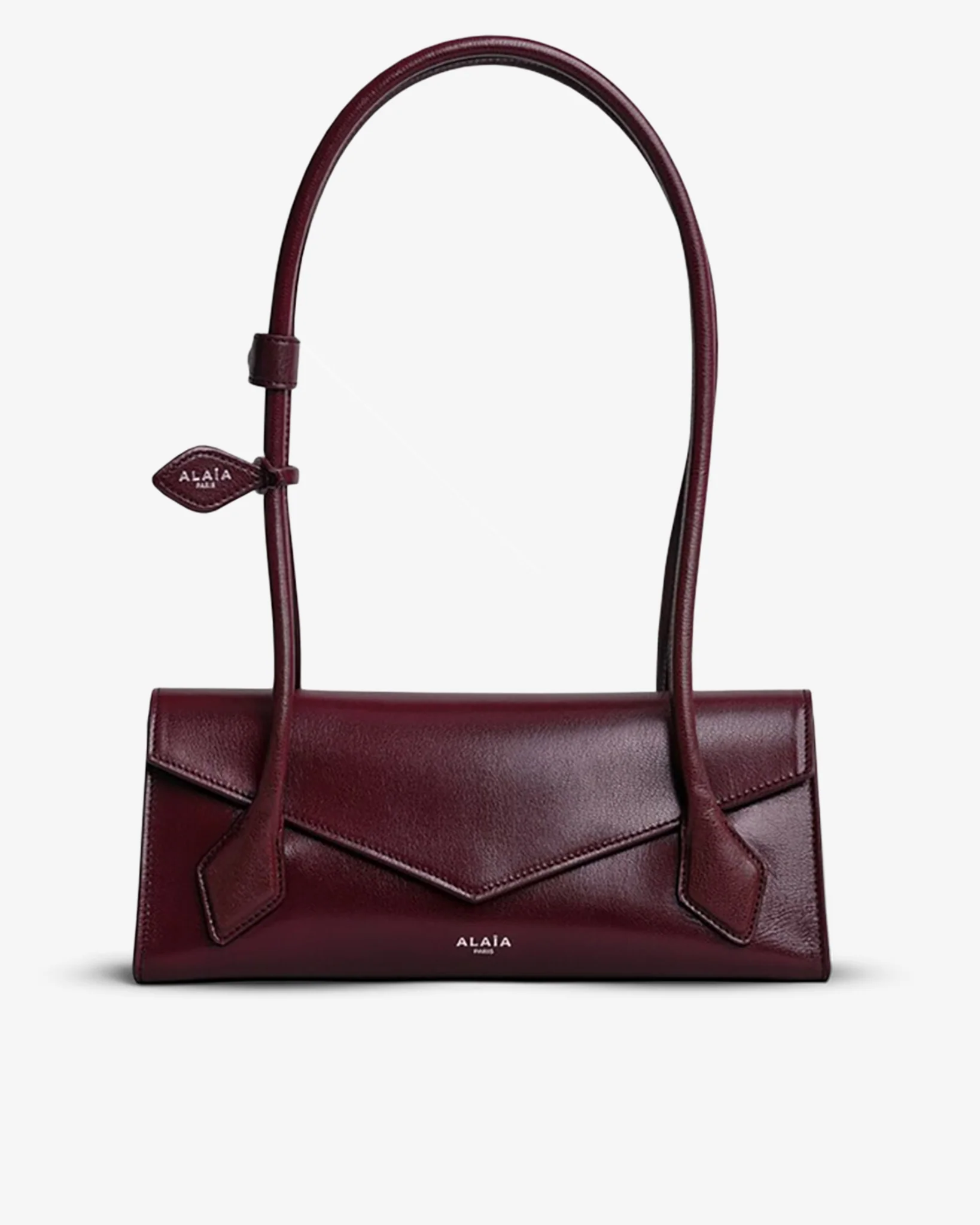 Le teckel flap small leather bag