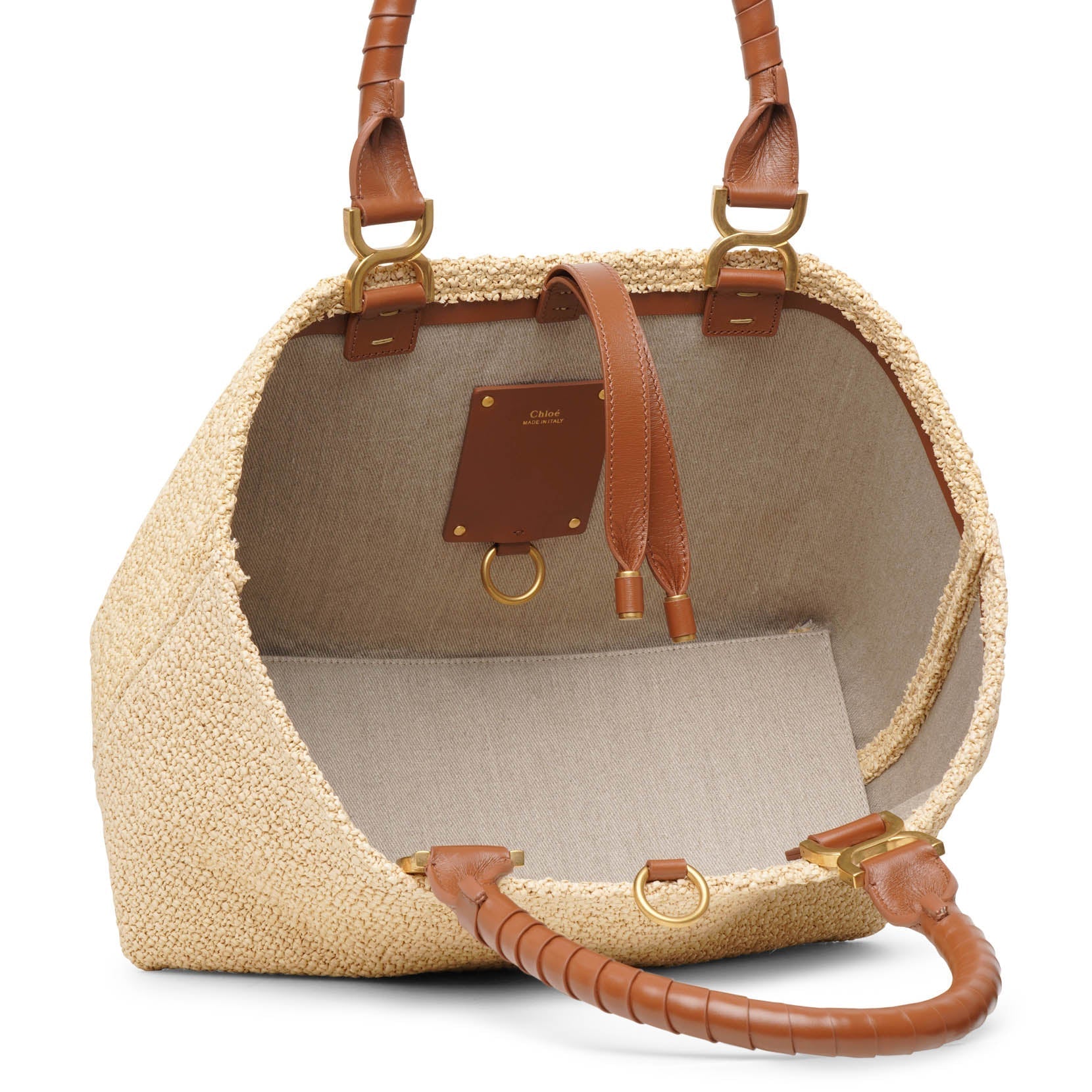 Marcie bouclé tote bag