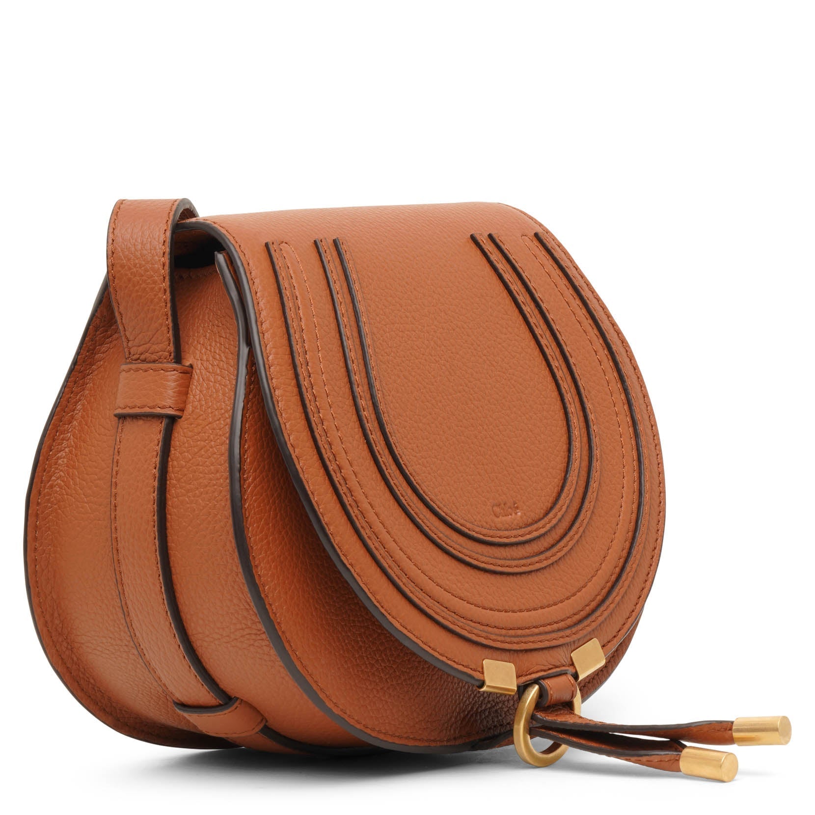 Marcie mini tan crossbody bag