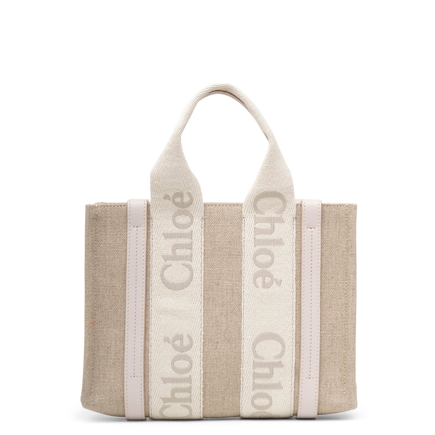 Woody small light pink canvas bag