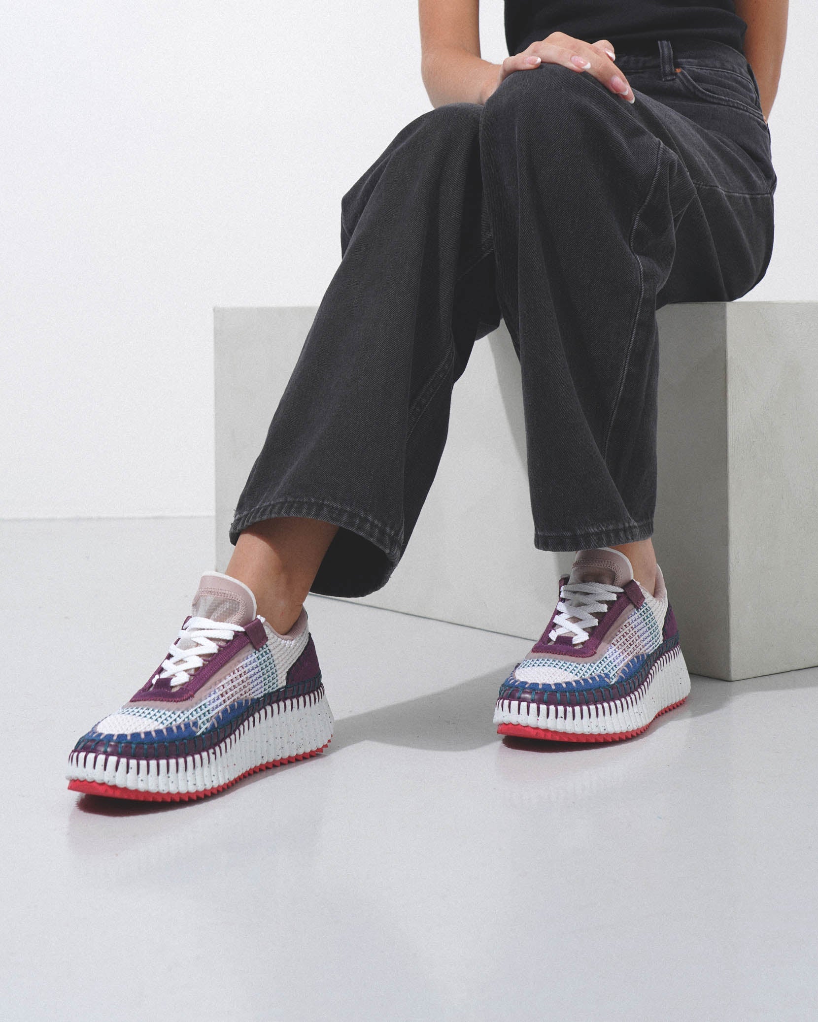 Nama blush purple sneakers