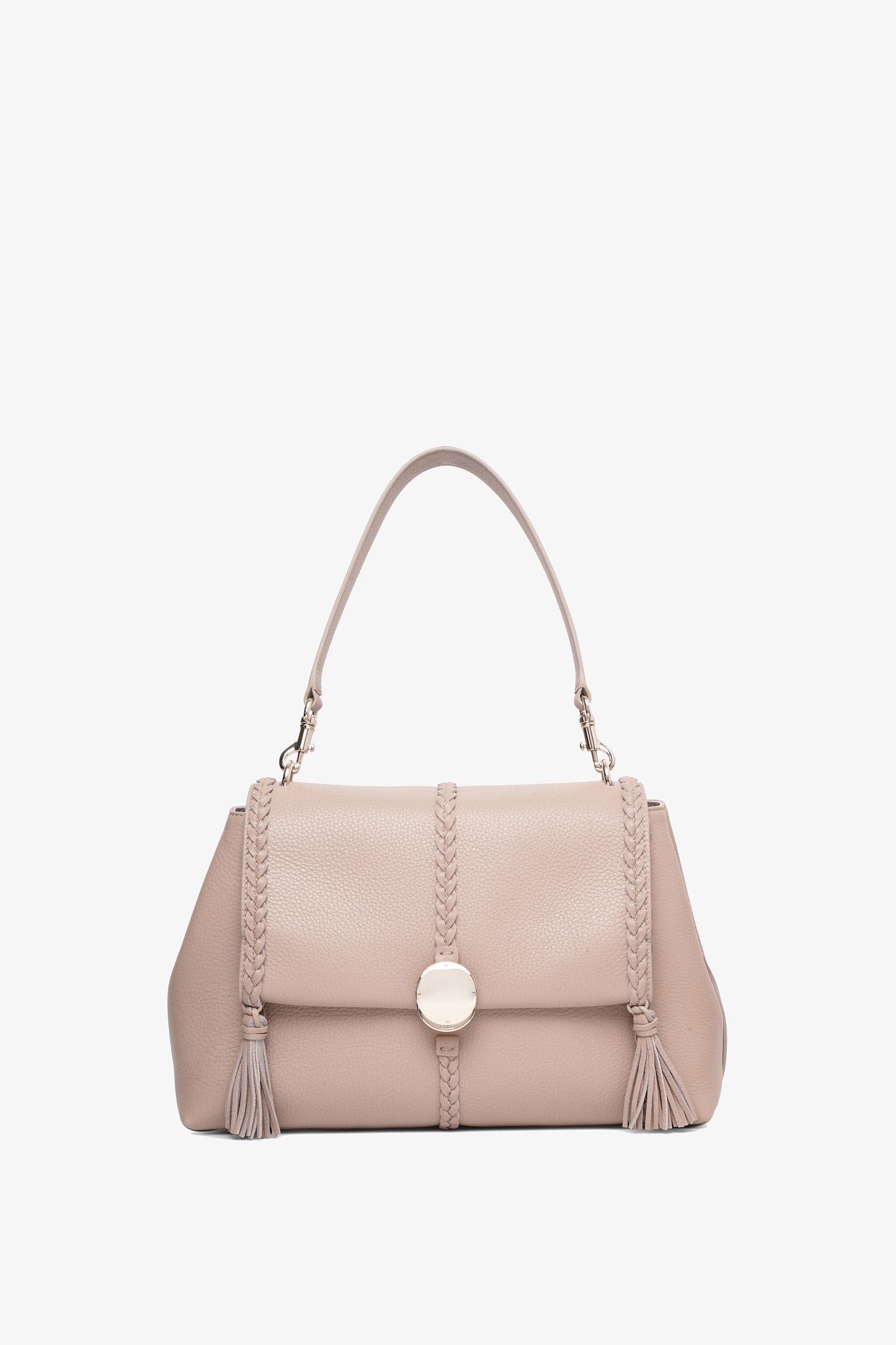 Penelope medium beige leather bag