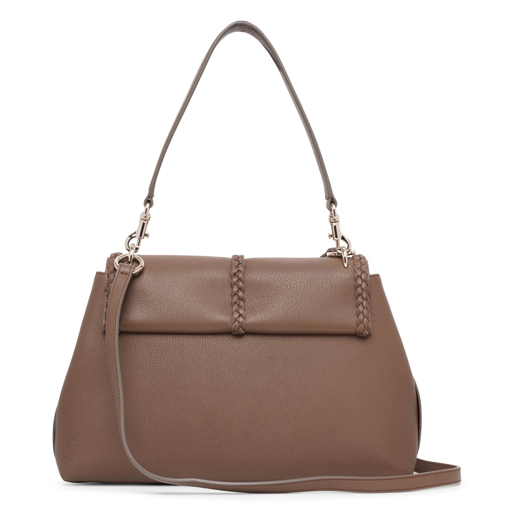Penelope medium taupe leather bag