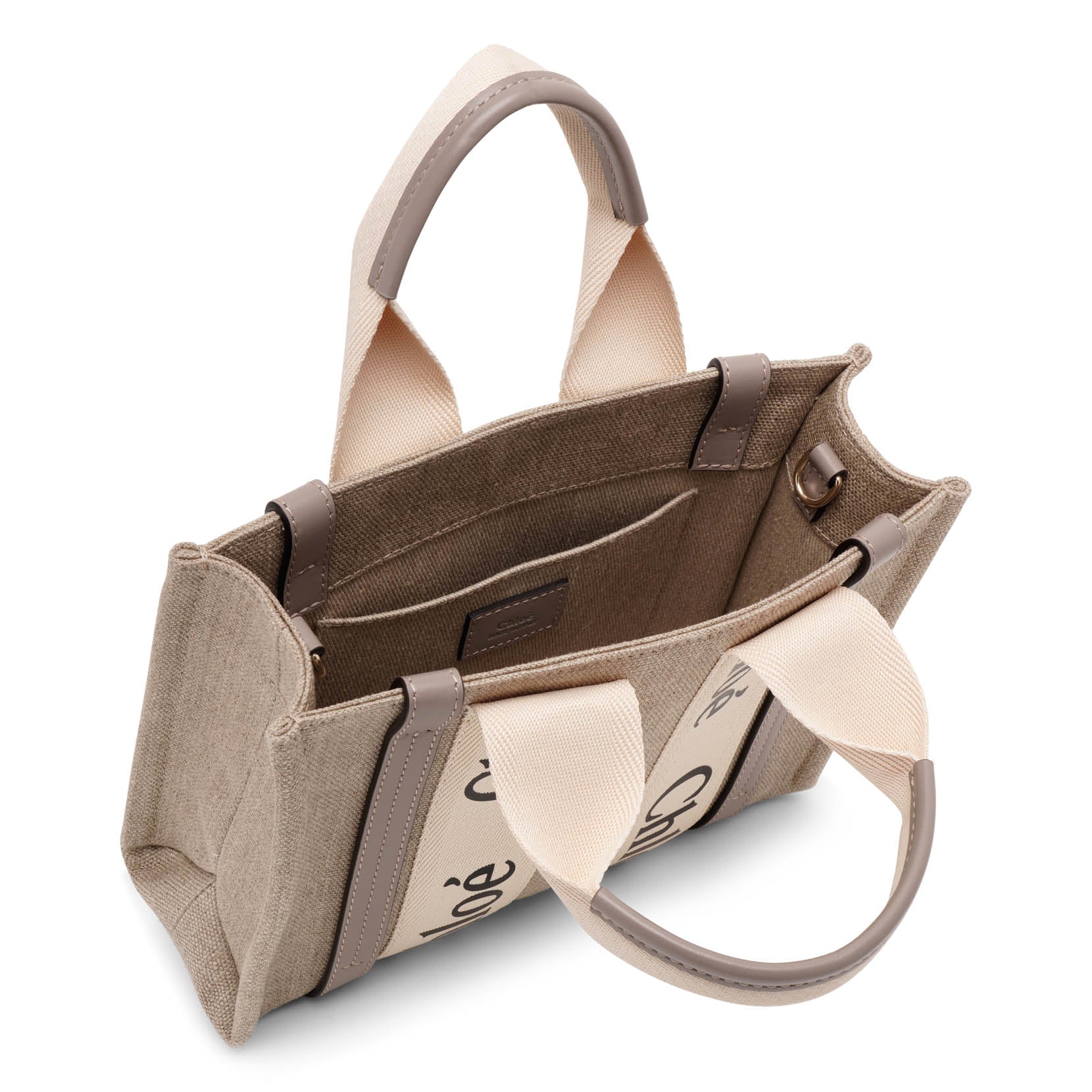 Woody small grey canvas bag