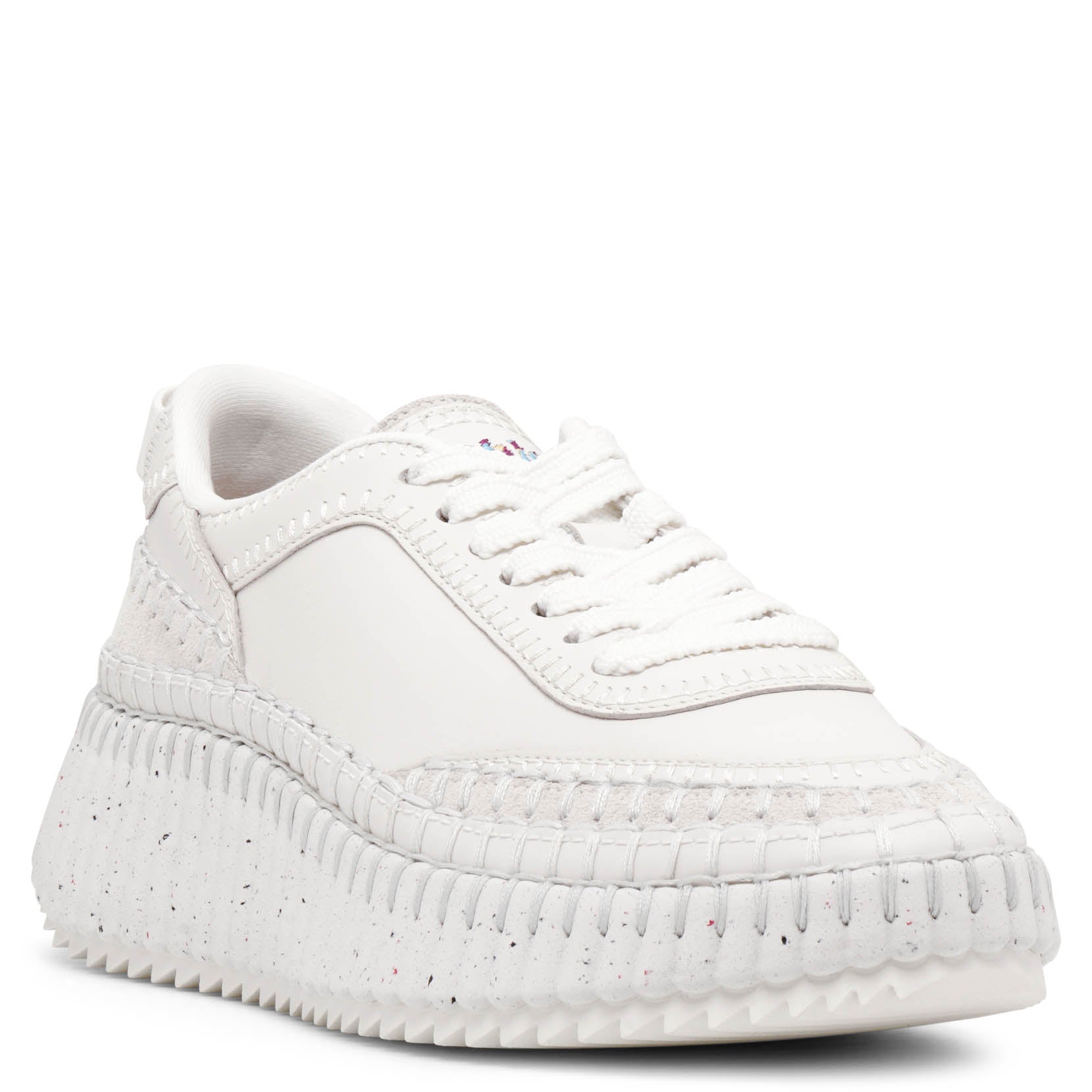 Nama white leather sneakers