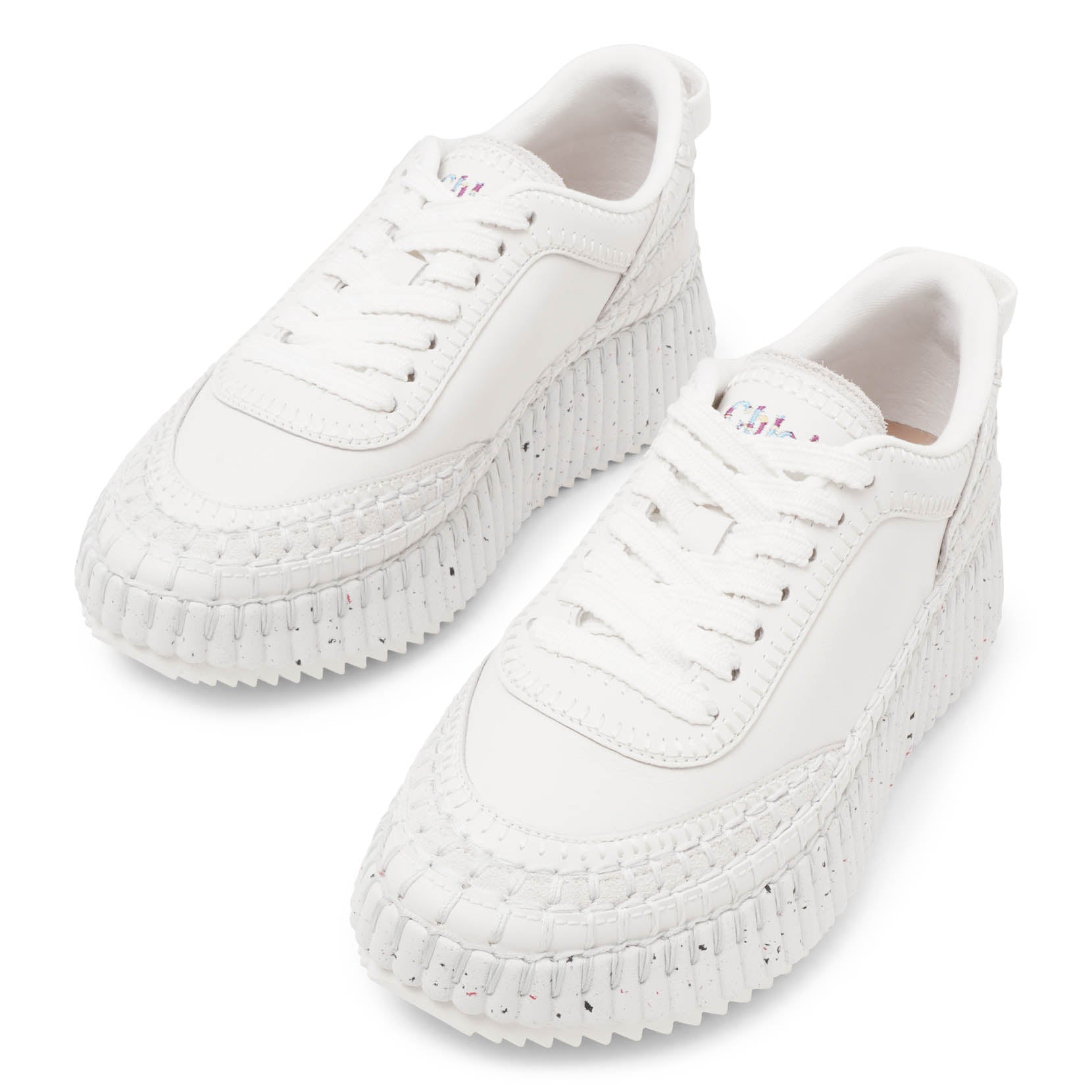 Nama white leather sneakers