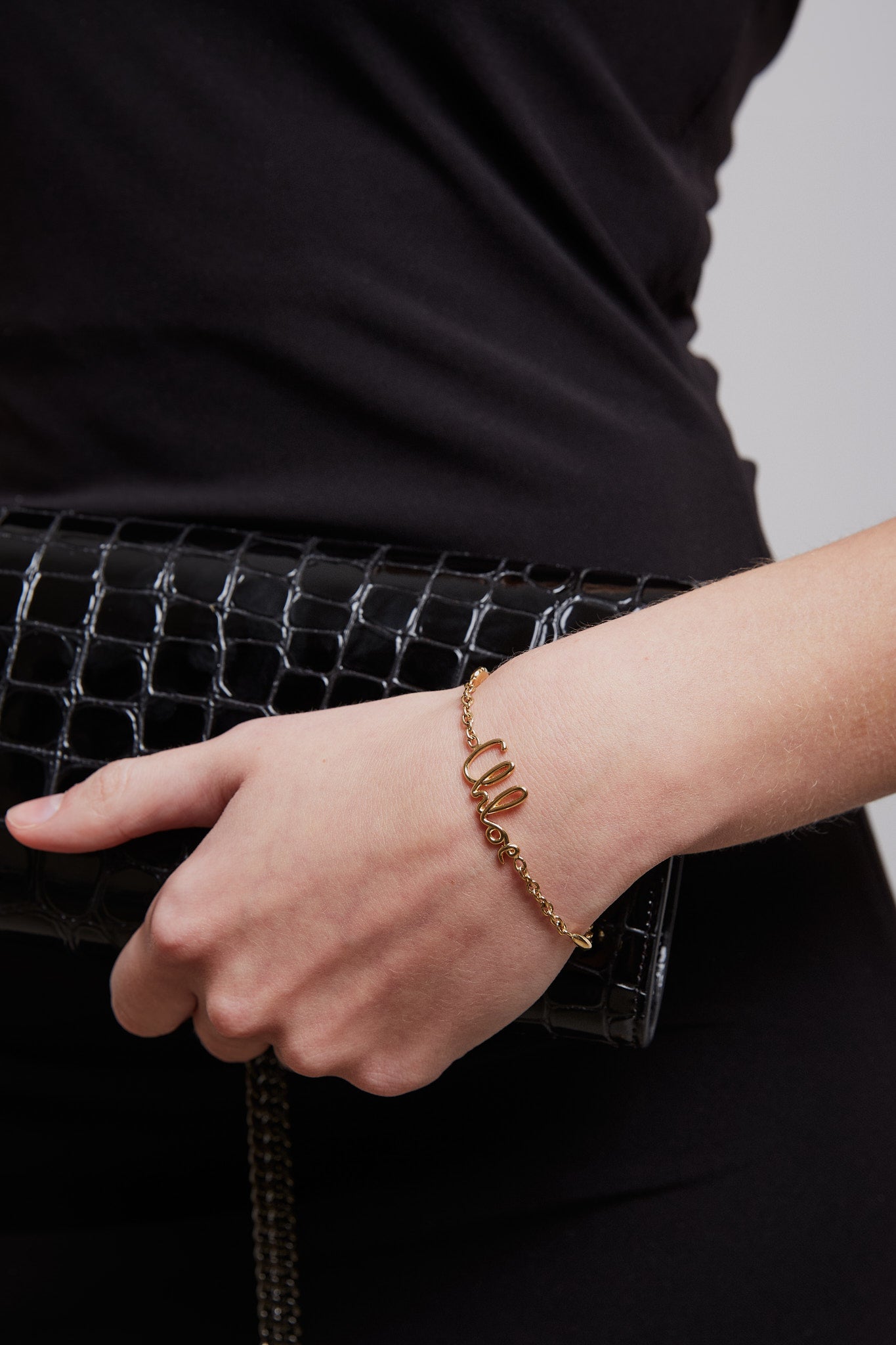 C Chloe gold bracelet