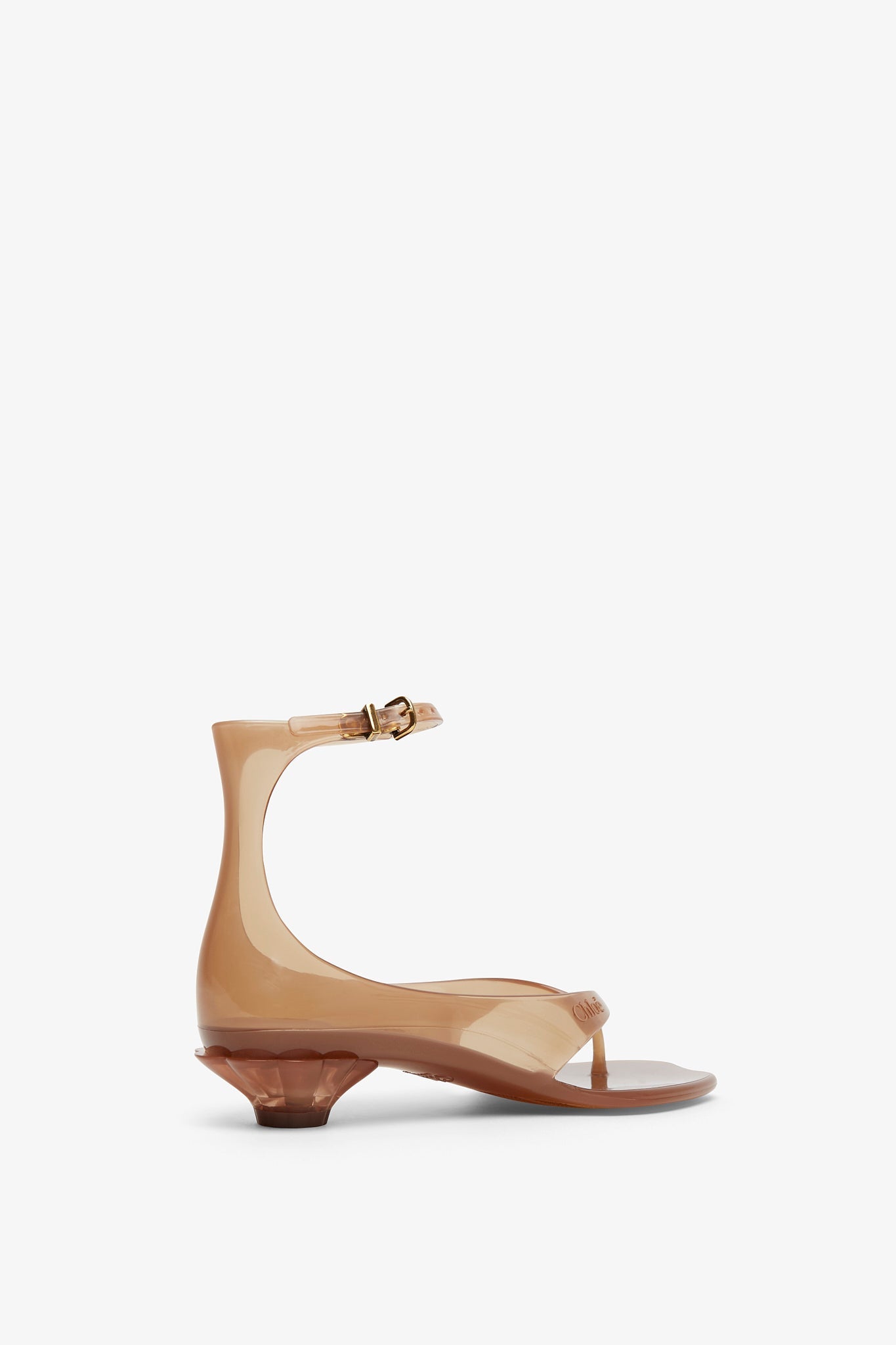 Chloé jelly brown sandals