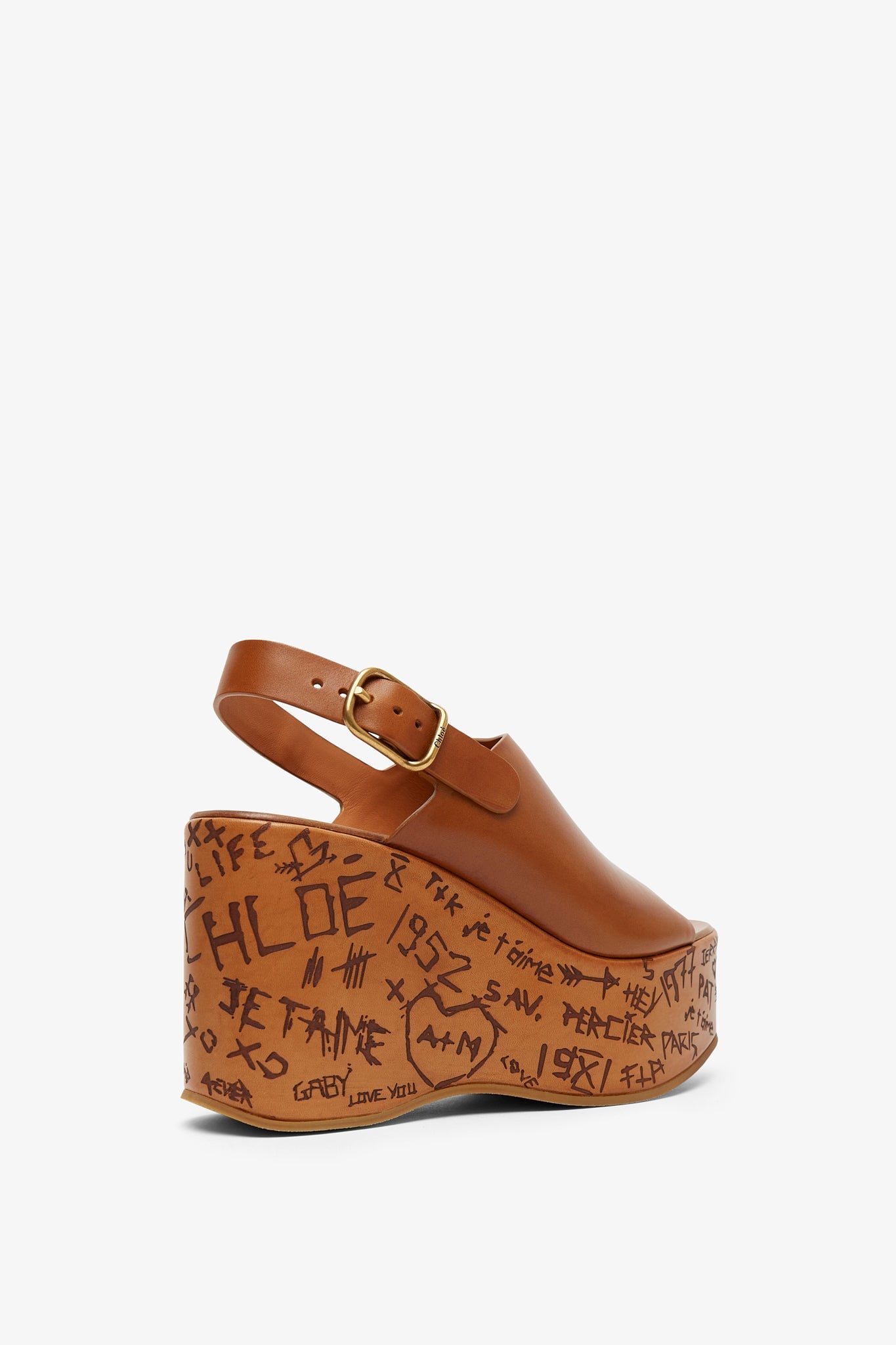 Maxime brown leather sandals