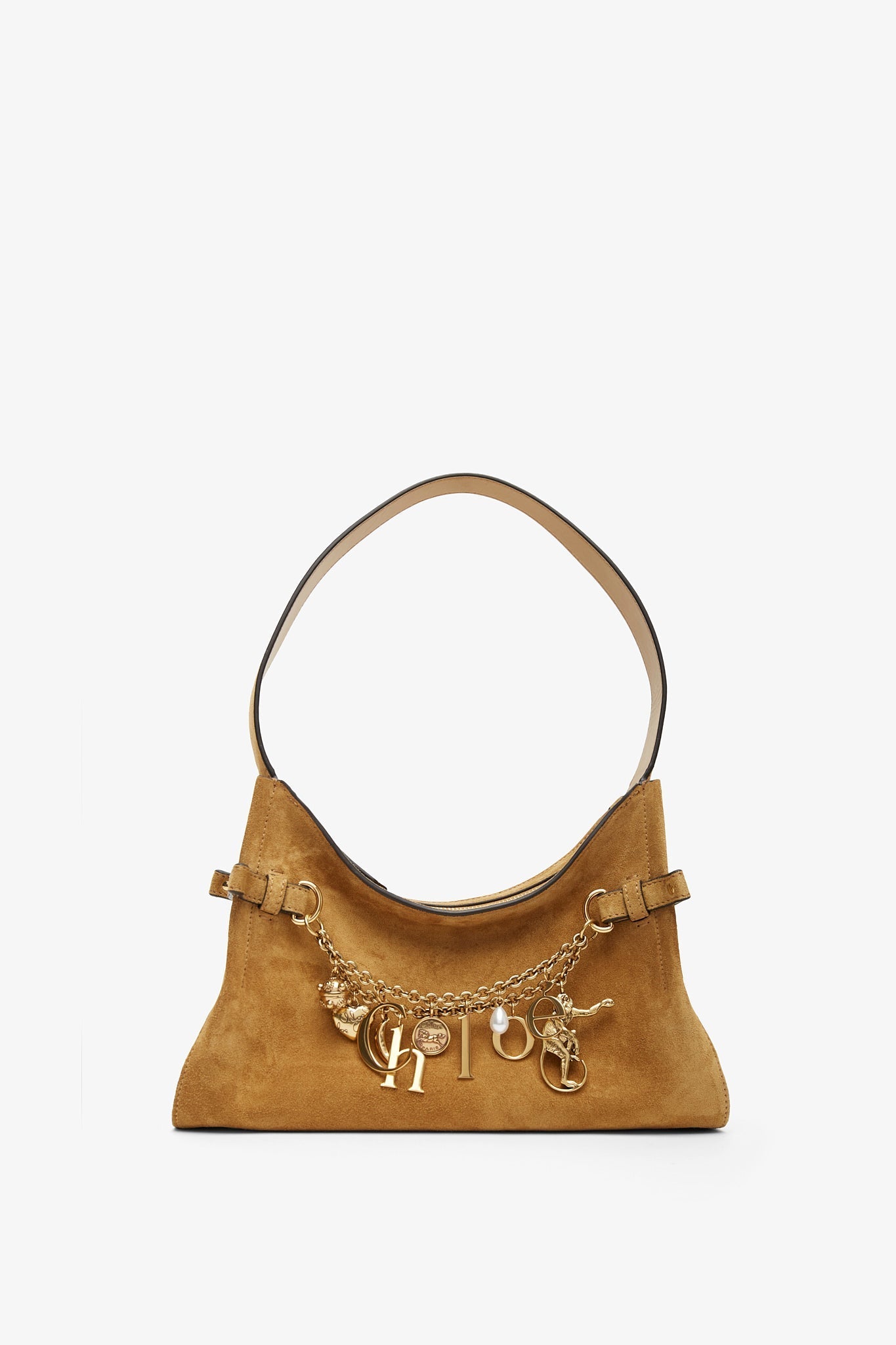 Chloe charms small khaki shoulder bag
