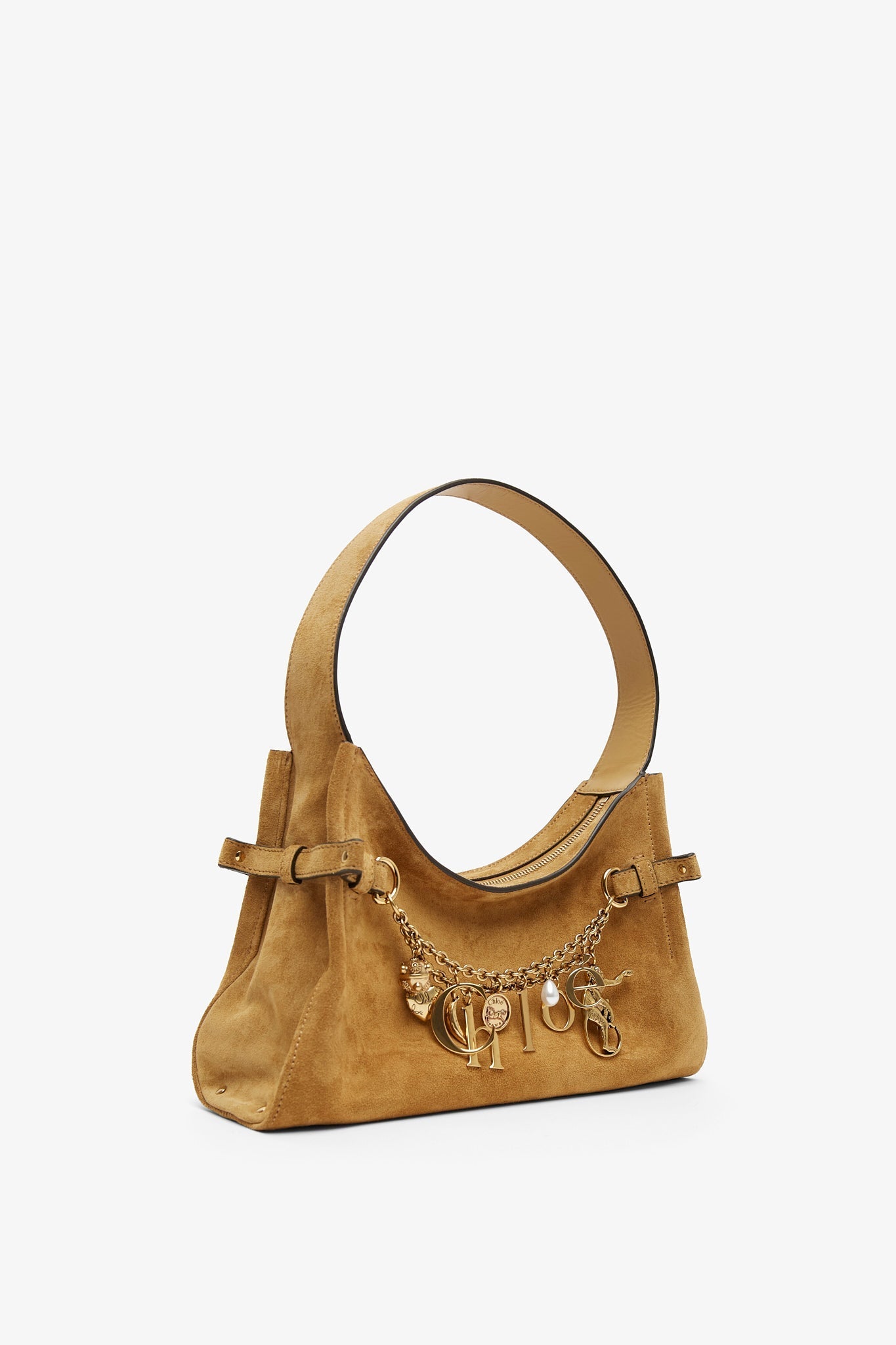 Chloe charms small khaki shoulder bag