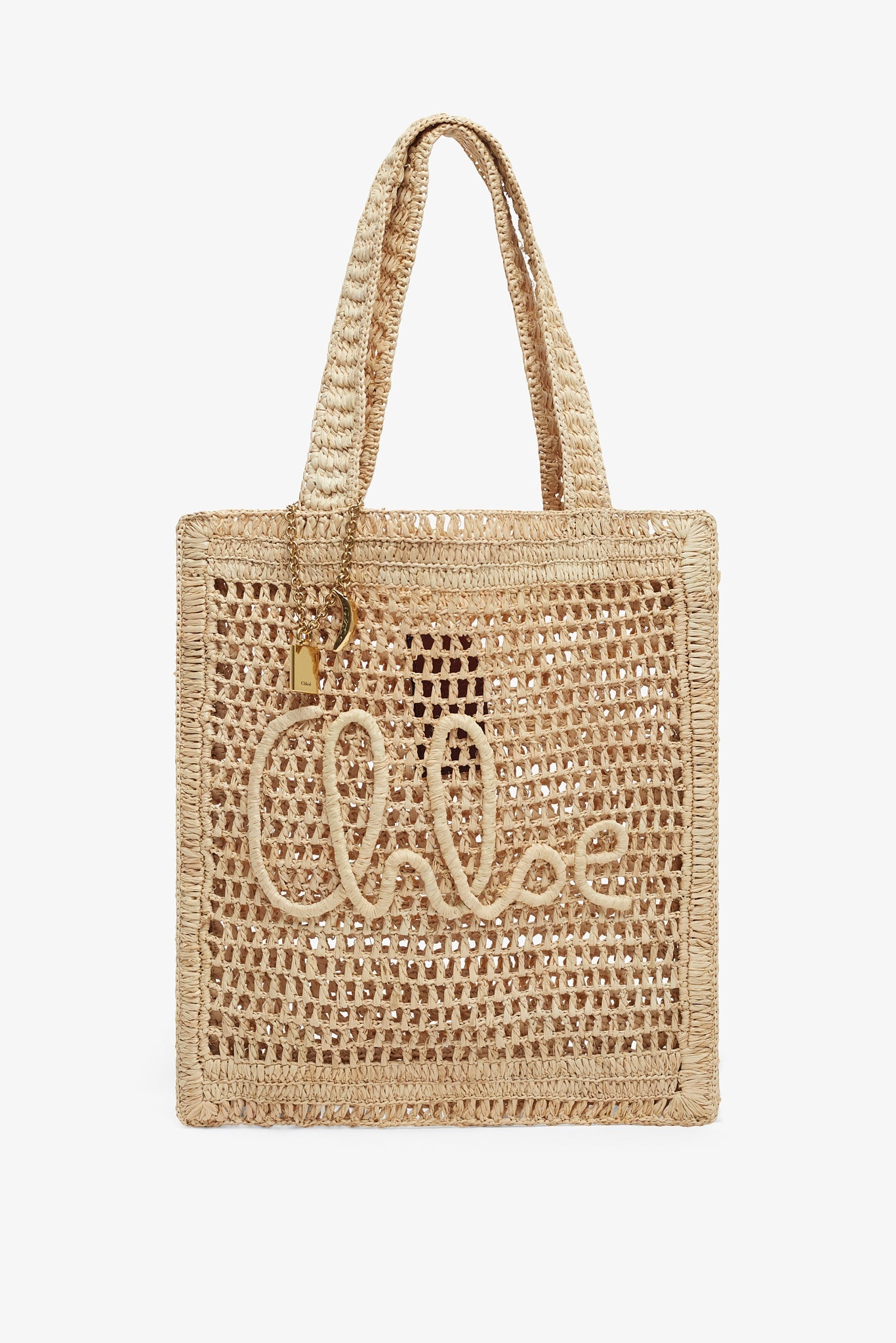 Summer banana beige tote bag