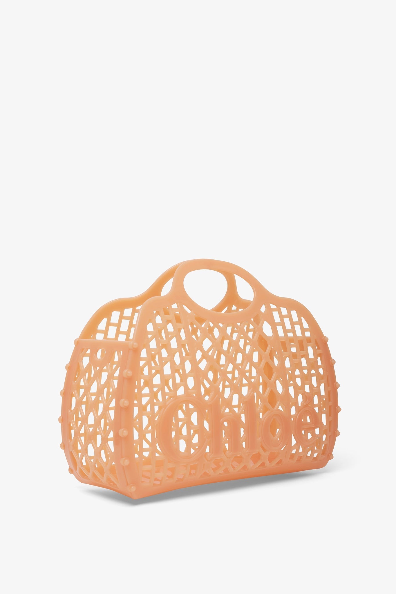 Chloe cage beige jelly bag