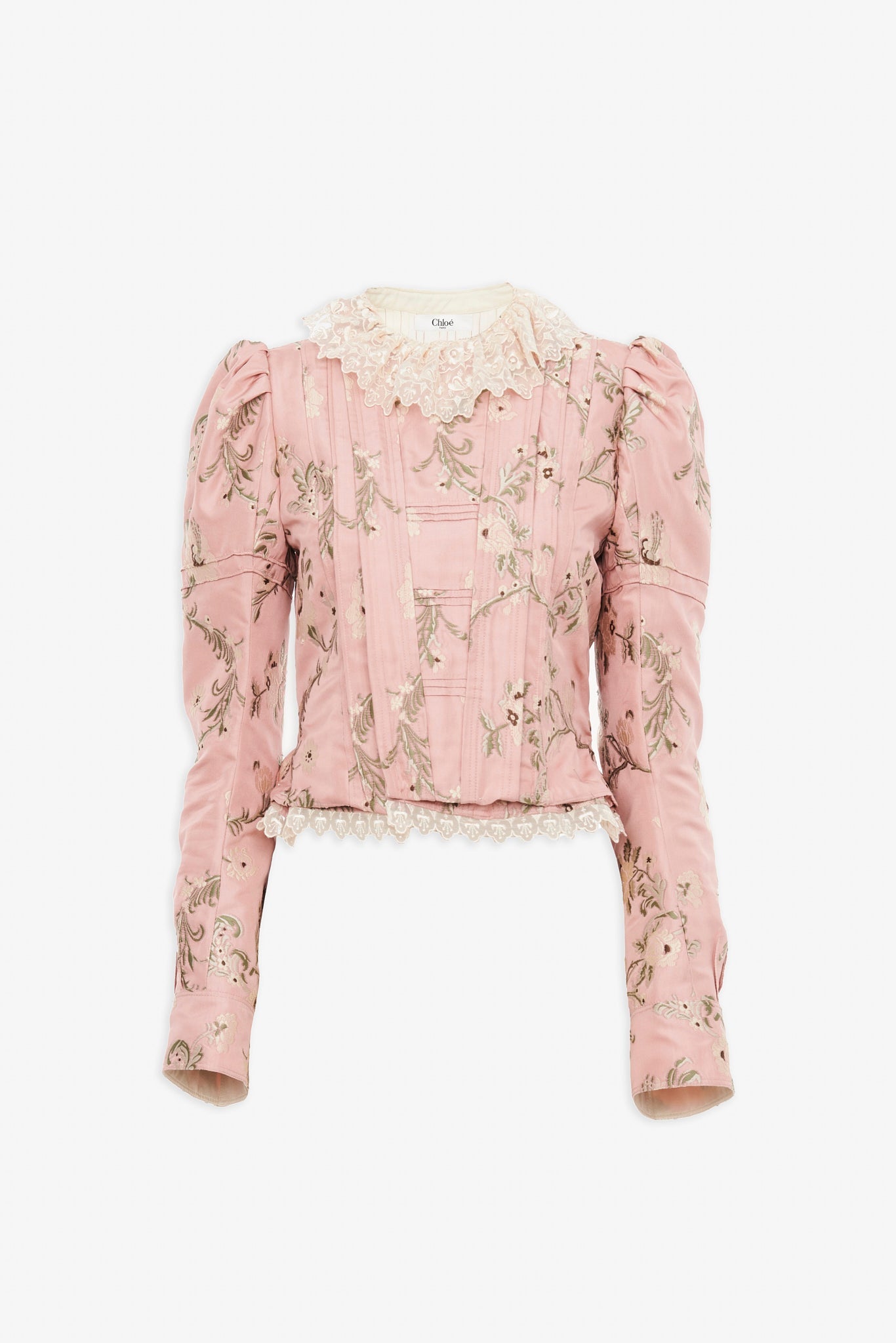 Fitted pink jacket