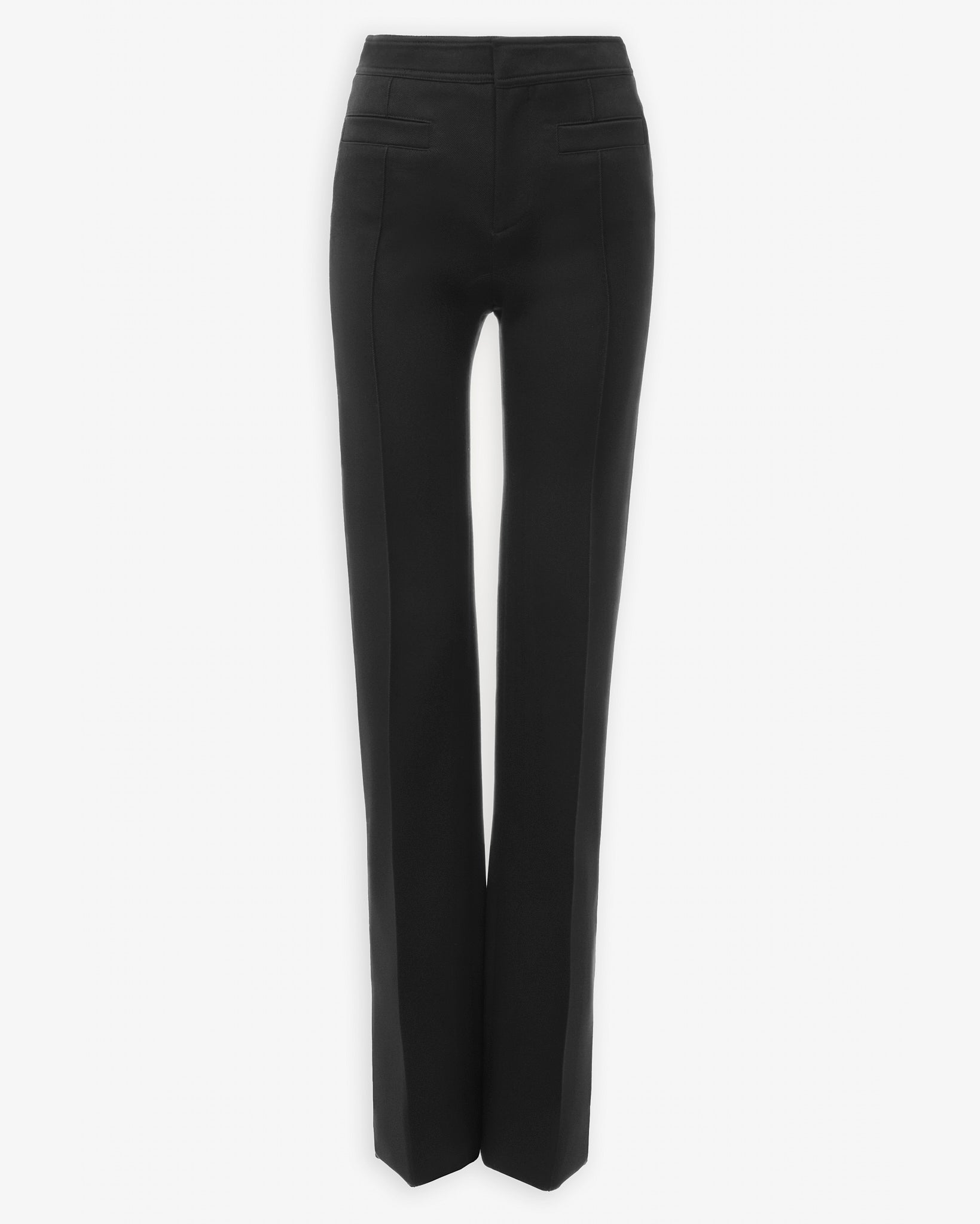 Tailored black trousers