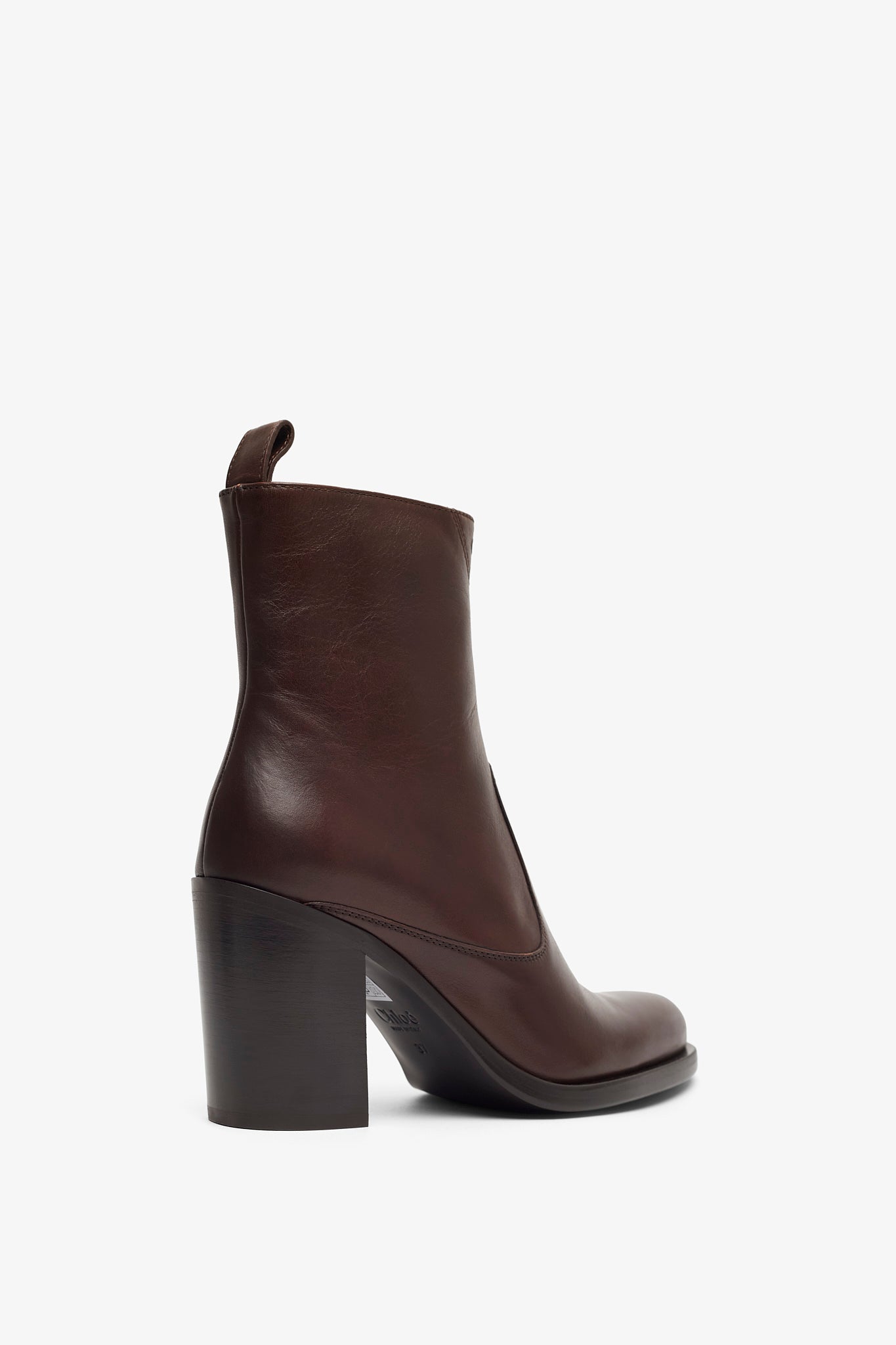 Phoenix dark brown leather boots