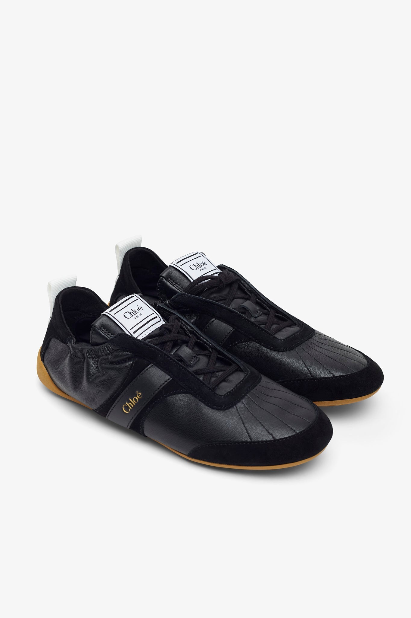 Chloe kick black sneakers