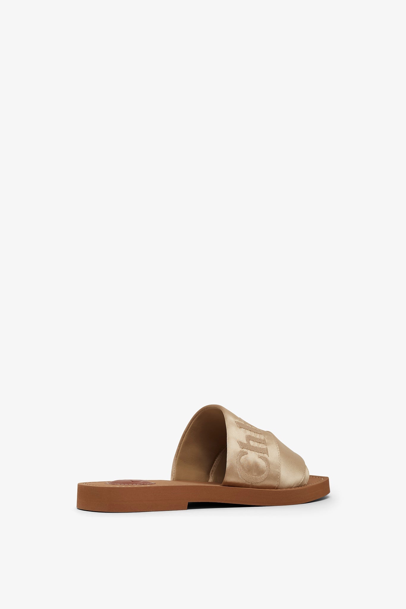 Woody light beige slides