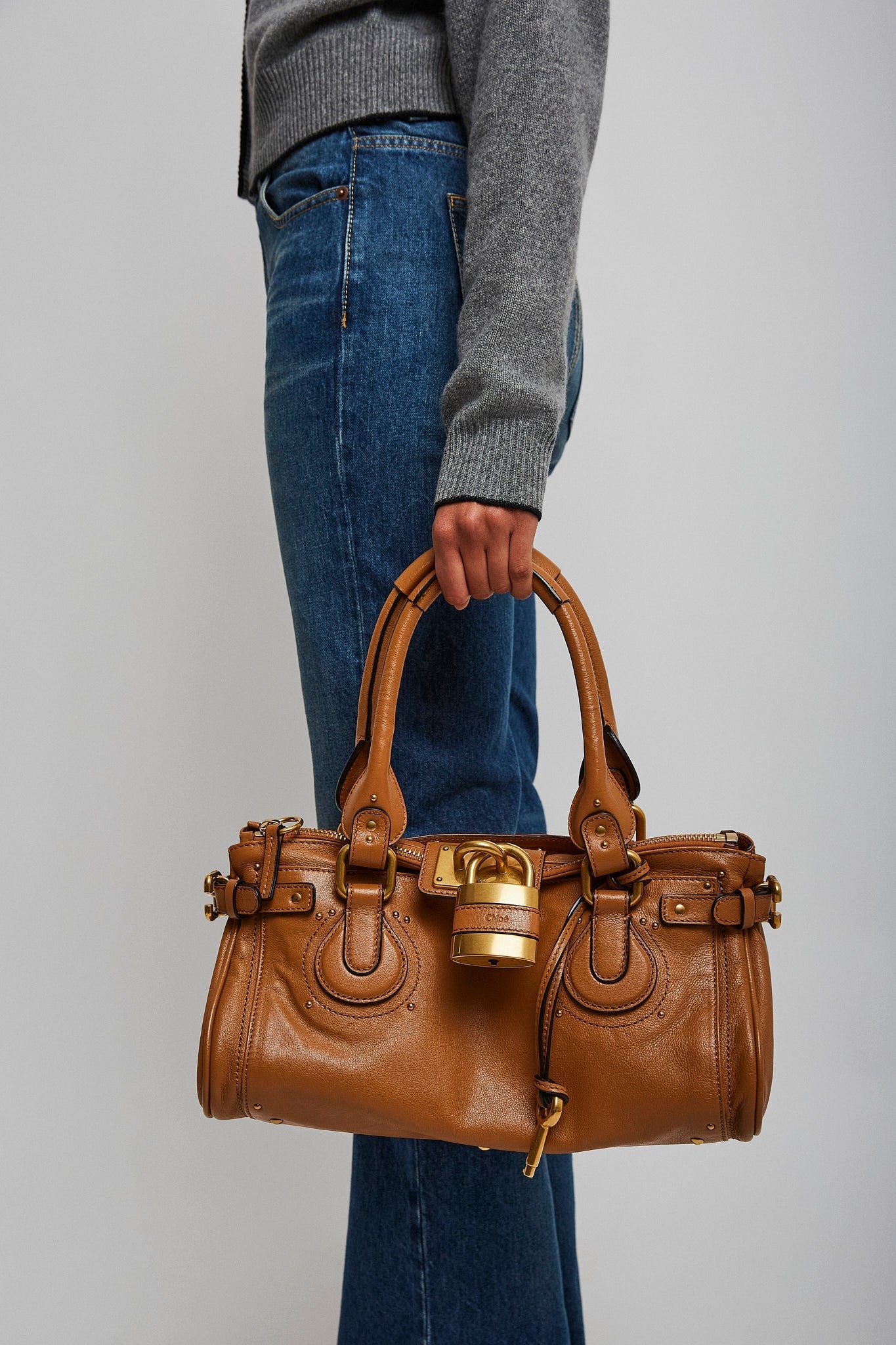 Paddington brown leather bag
