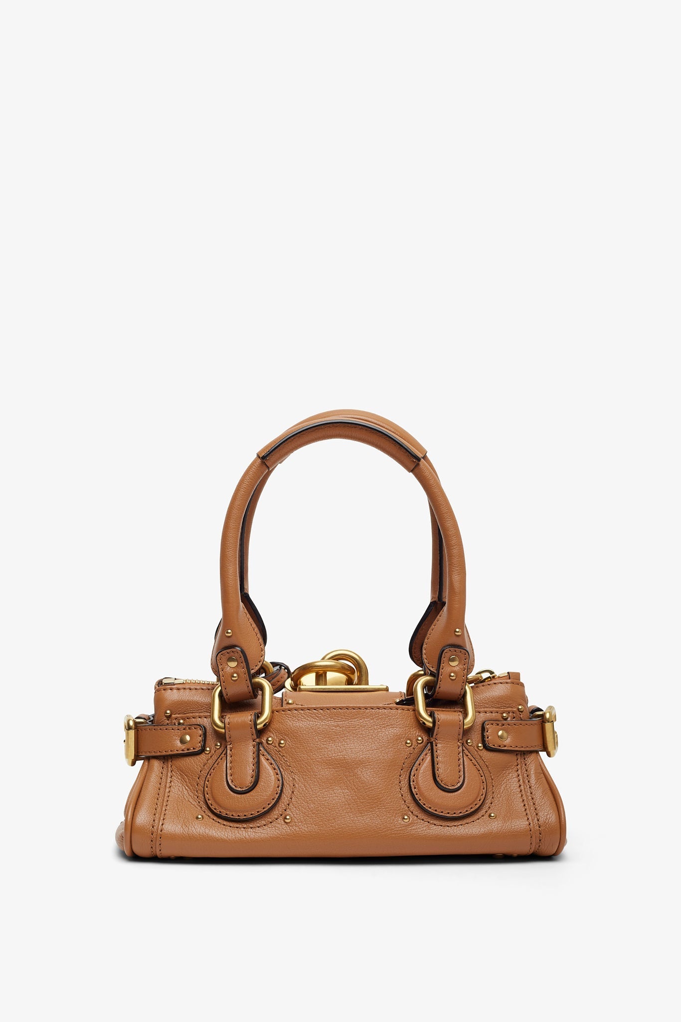 Paddington small brown leather bag
